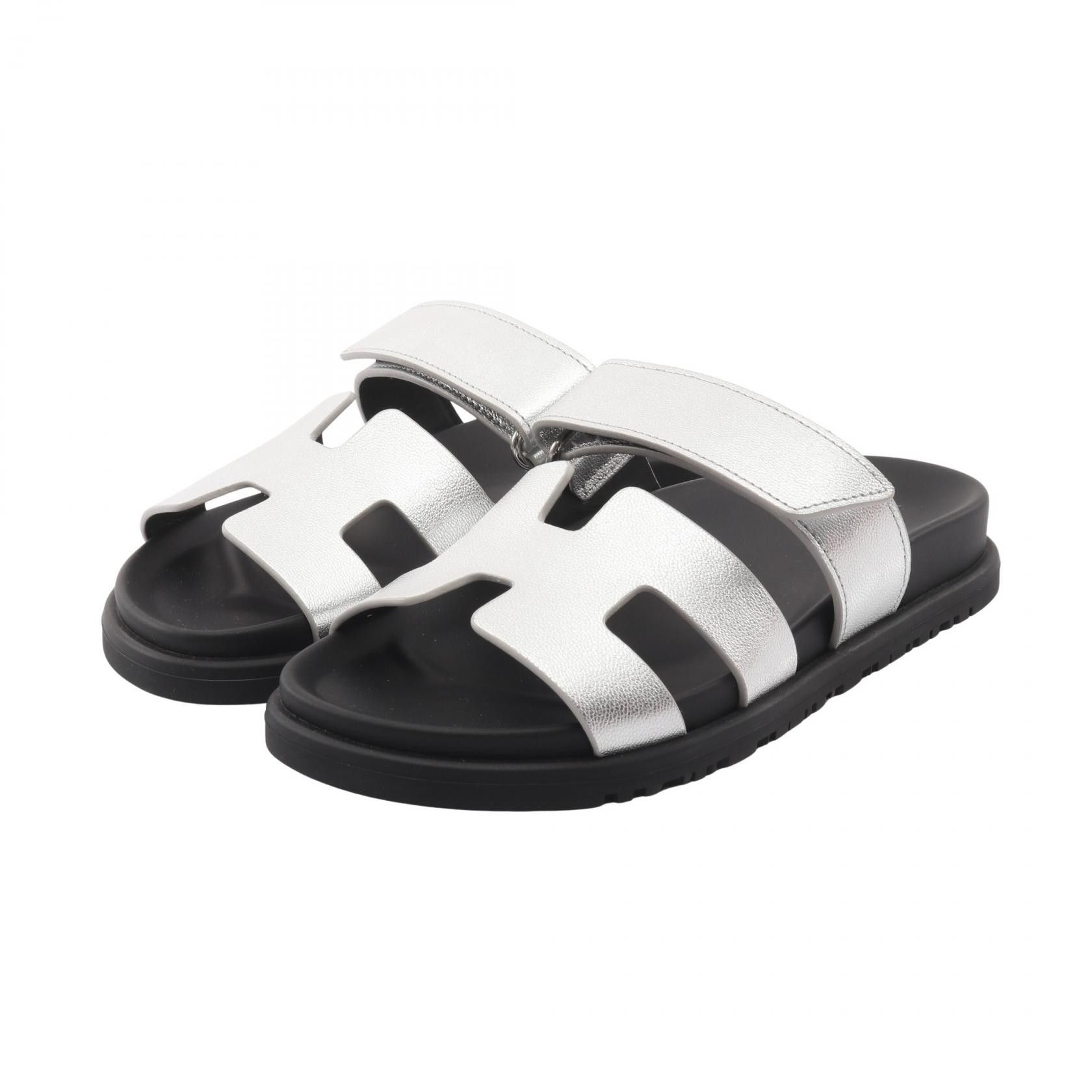 Hermes Hermes Hermes Chypre Leather Sandals Leather Shoes DUTY FREE for USA Size ONE SIZE - 1 Thumbnail