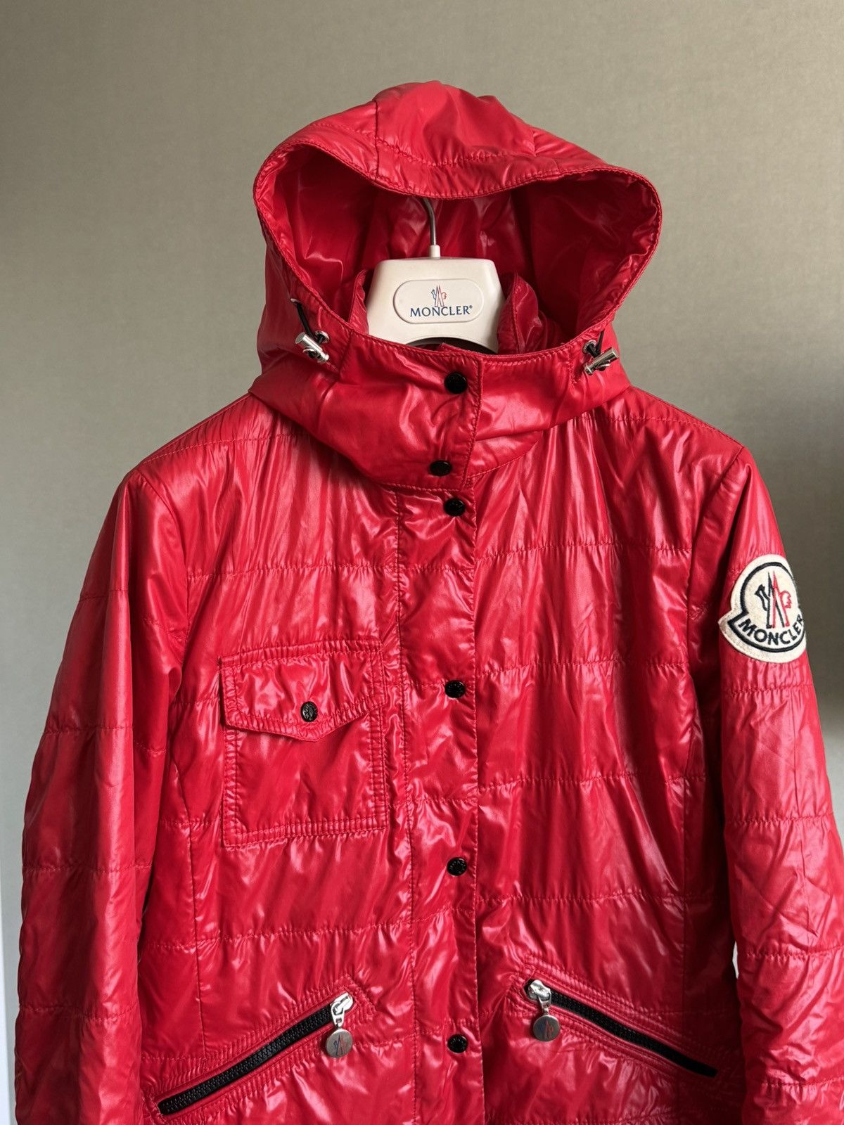 Moncler Moncler Vintage Padded Big Logo Jacket size 2 Size M / US 6-8 / IT 42-44 - 2 Thumbnail
