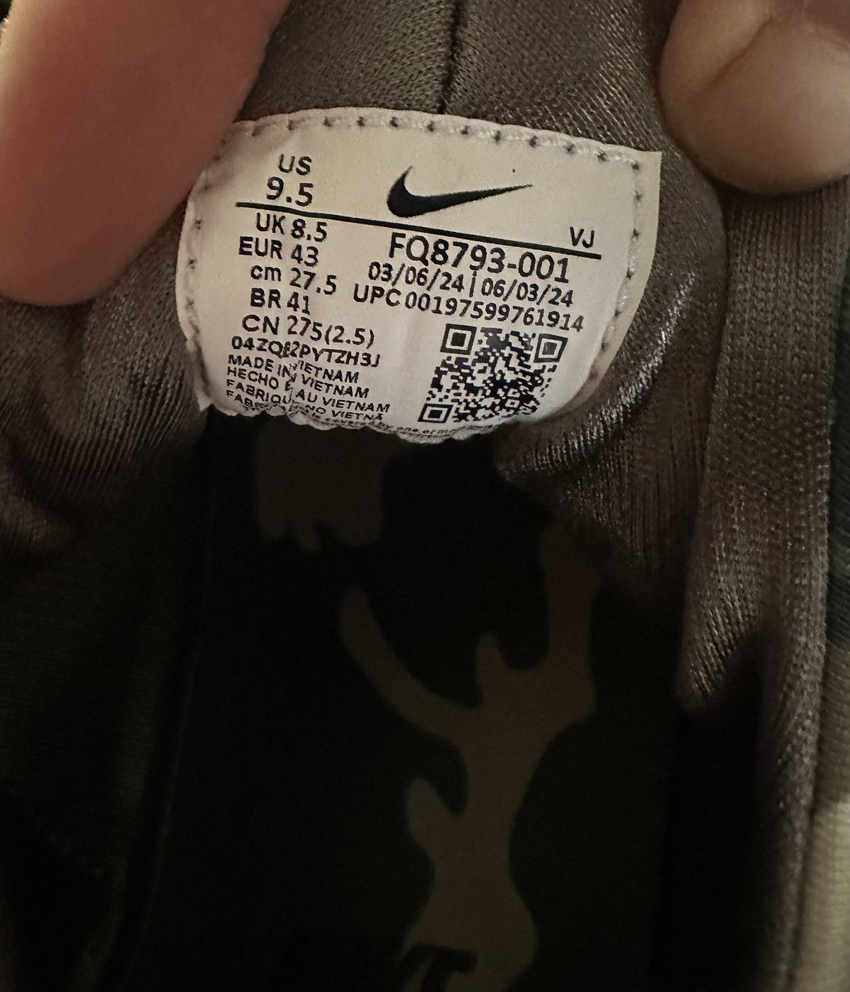 Corteiz × Nike Corteiz x Nike Air Trainer Huarache Gully Grey Size 9.5 M Size US 9.5 / EU 42-43 - 5 Thumbnail