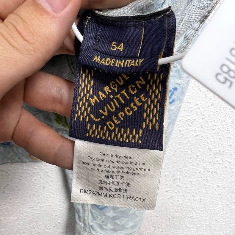 Louis Vuitton Louis Vuitton Full-print jacquard denim jacket Size US L / EU 52-54 / 3 - 6 Thumbnail