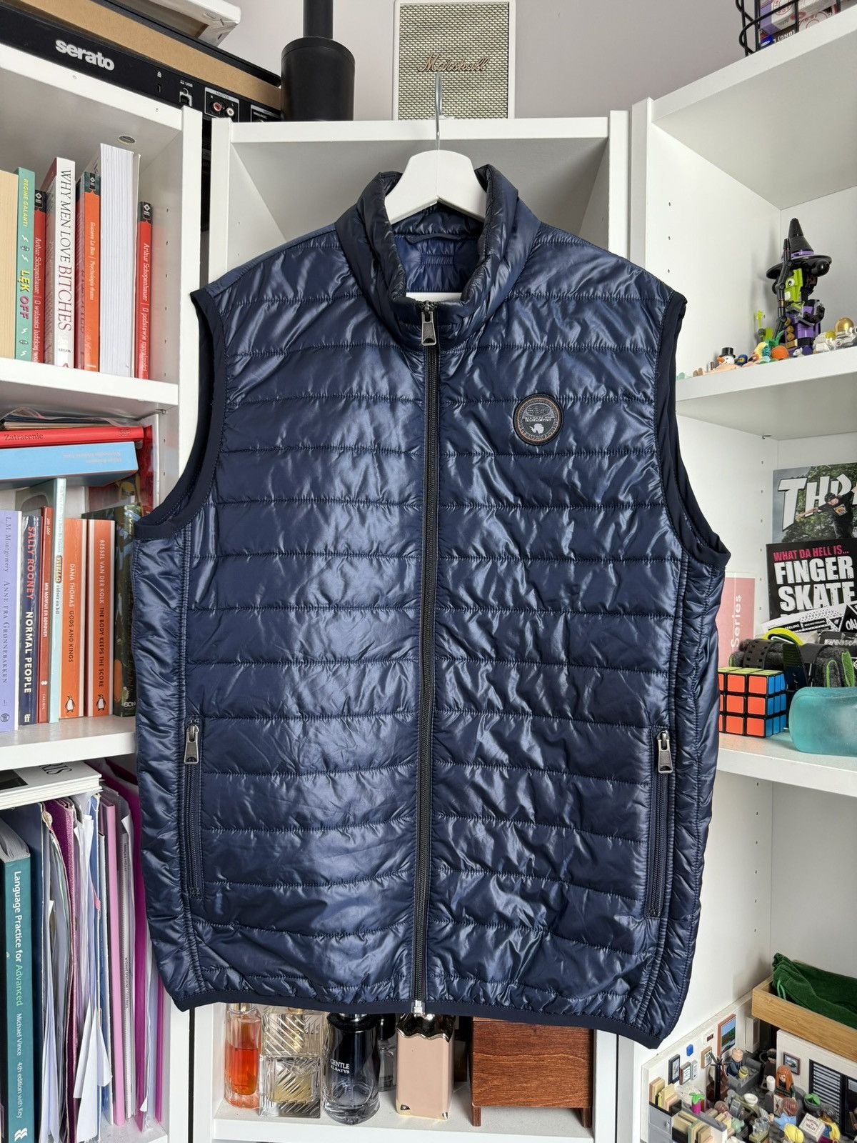 Designer × Napapijri Napapijri lightweight puffer vest XL gorpcore outdoor gilet Size US XL / EU 56 / 4 - 1 Thumbnail