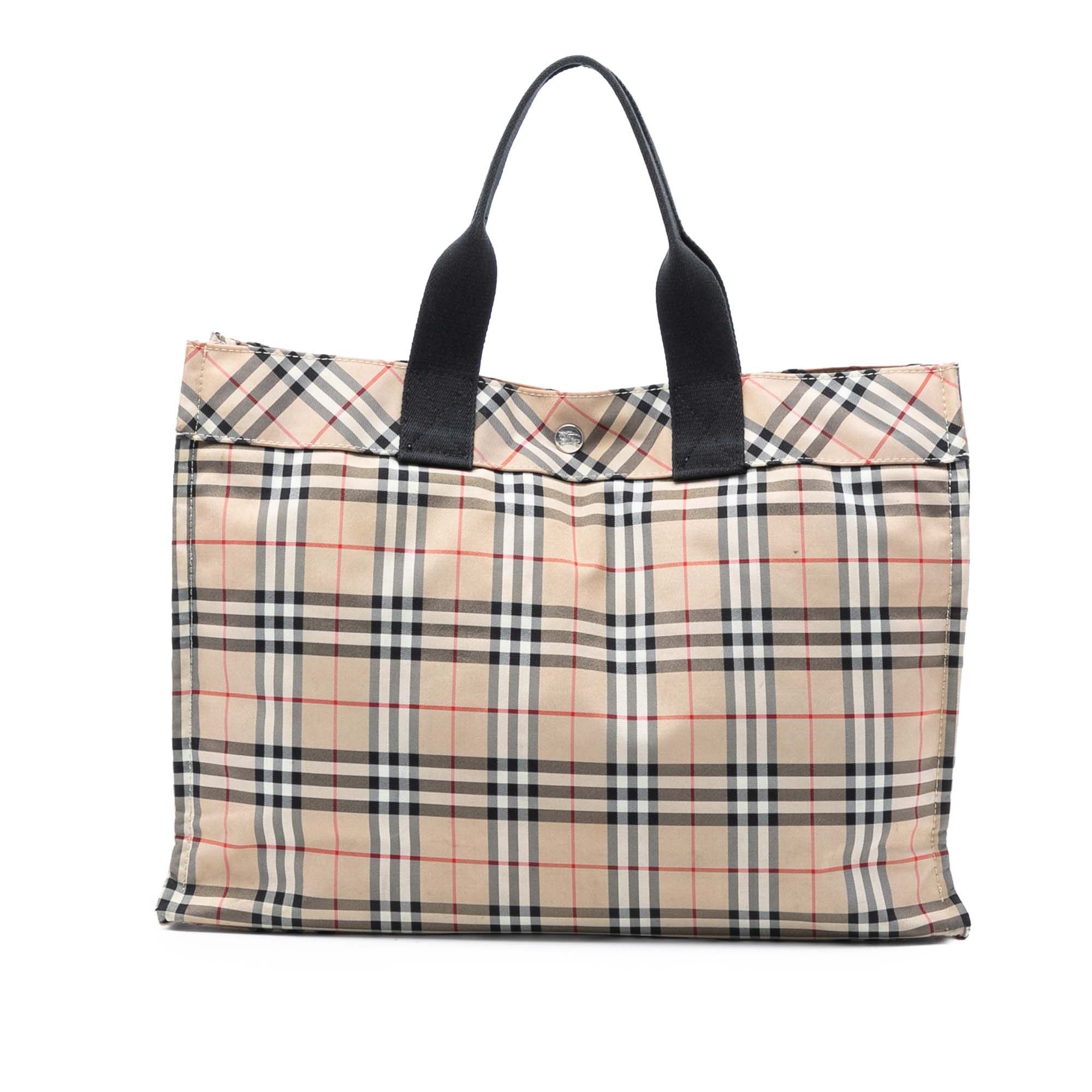 Burberry Burberry House Check Canvas Tote Size ONE SIZE - 1 Thumbnail
