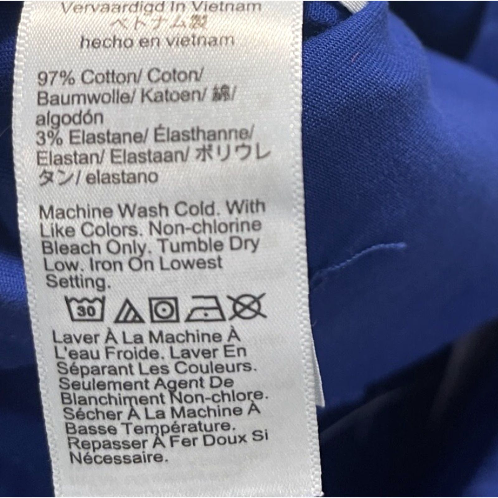 J.Crew VINTAGE J.Crew Women's Pants Slim Wide Leg Cropped Size 24 Blue Cotton Spandex Pockets Bohemian Hippie Preppy Size 42" / US 20 - 7 Thumbnail