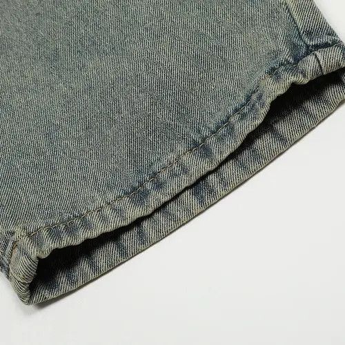 Japanese Brand Washing Vintage Raw Jeans Hip Hop Retro Style y2k Size US 32 / EU 48 - 4 Thumbnail