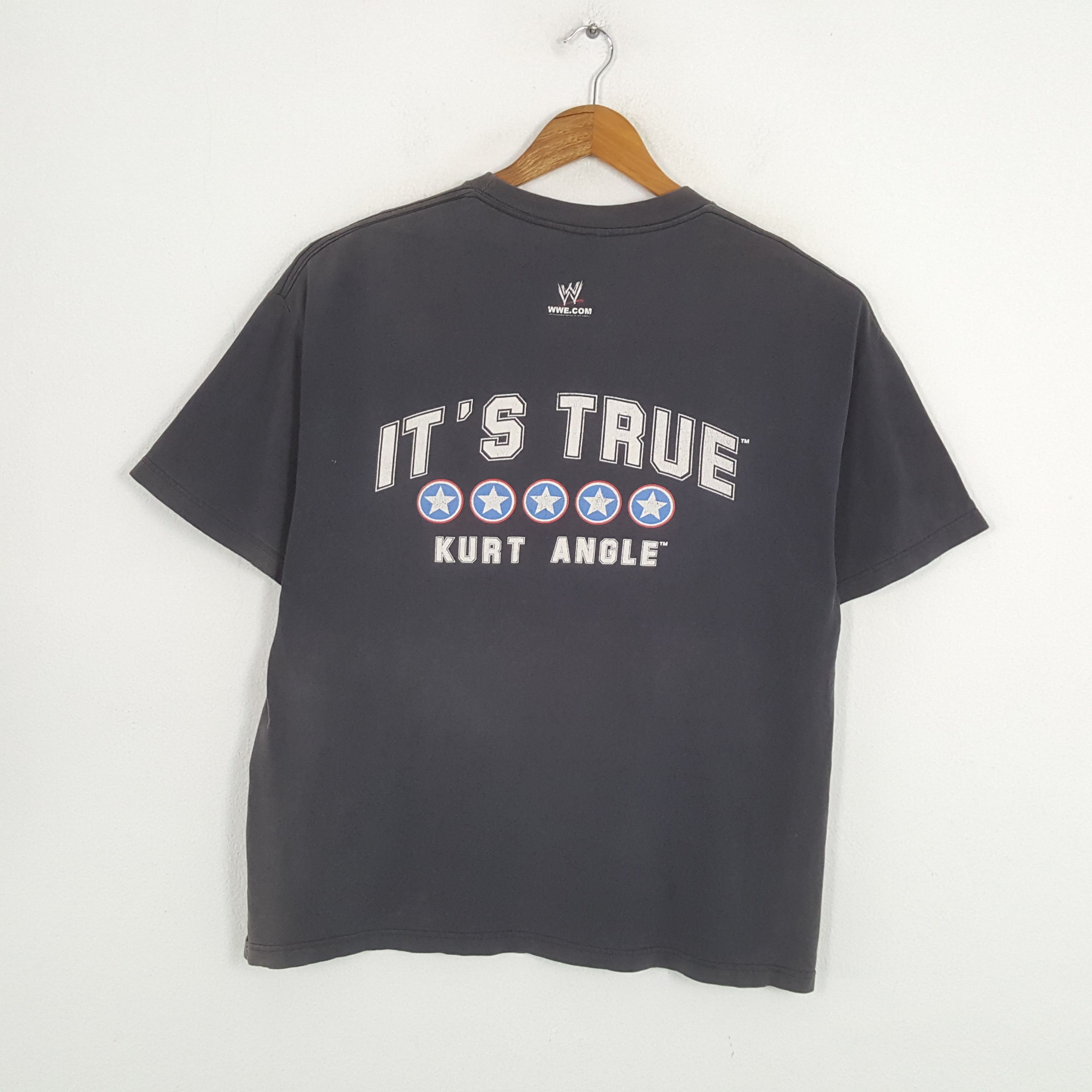 Vintage × WWE Vintage WWE KURT ANGLE American Wrestling Champion T-Shirts Size US XL / EU 56 / 4 - 3 Thumbnail