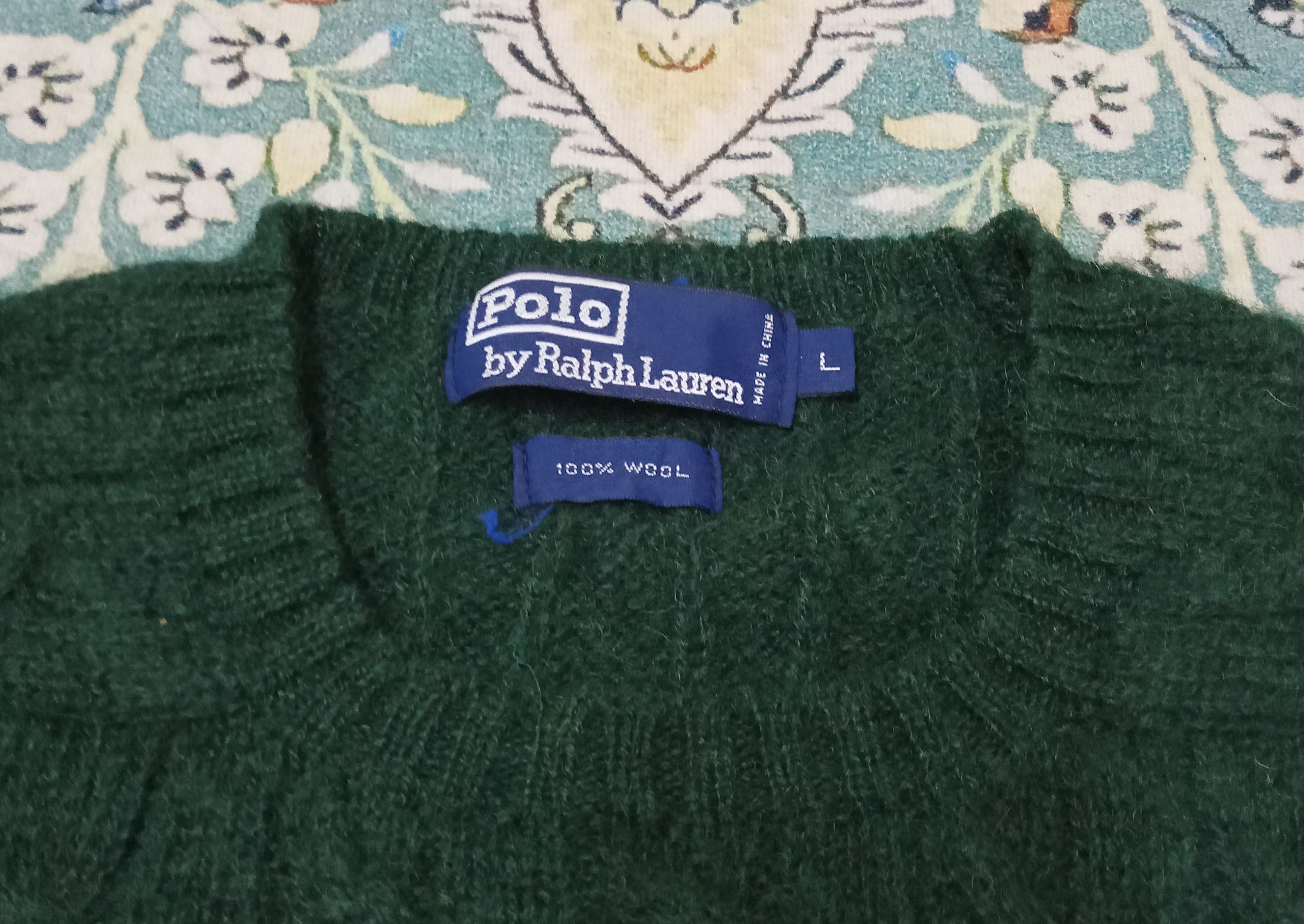 Polo Ralph Lauren Polo Ralph Lauren Cable Knit Wool Sweater Size US L / EU 52-54 / 3 - 4 Thumbnail
