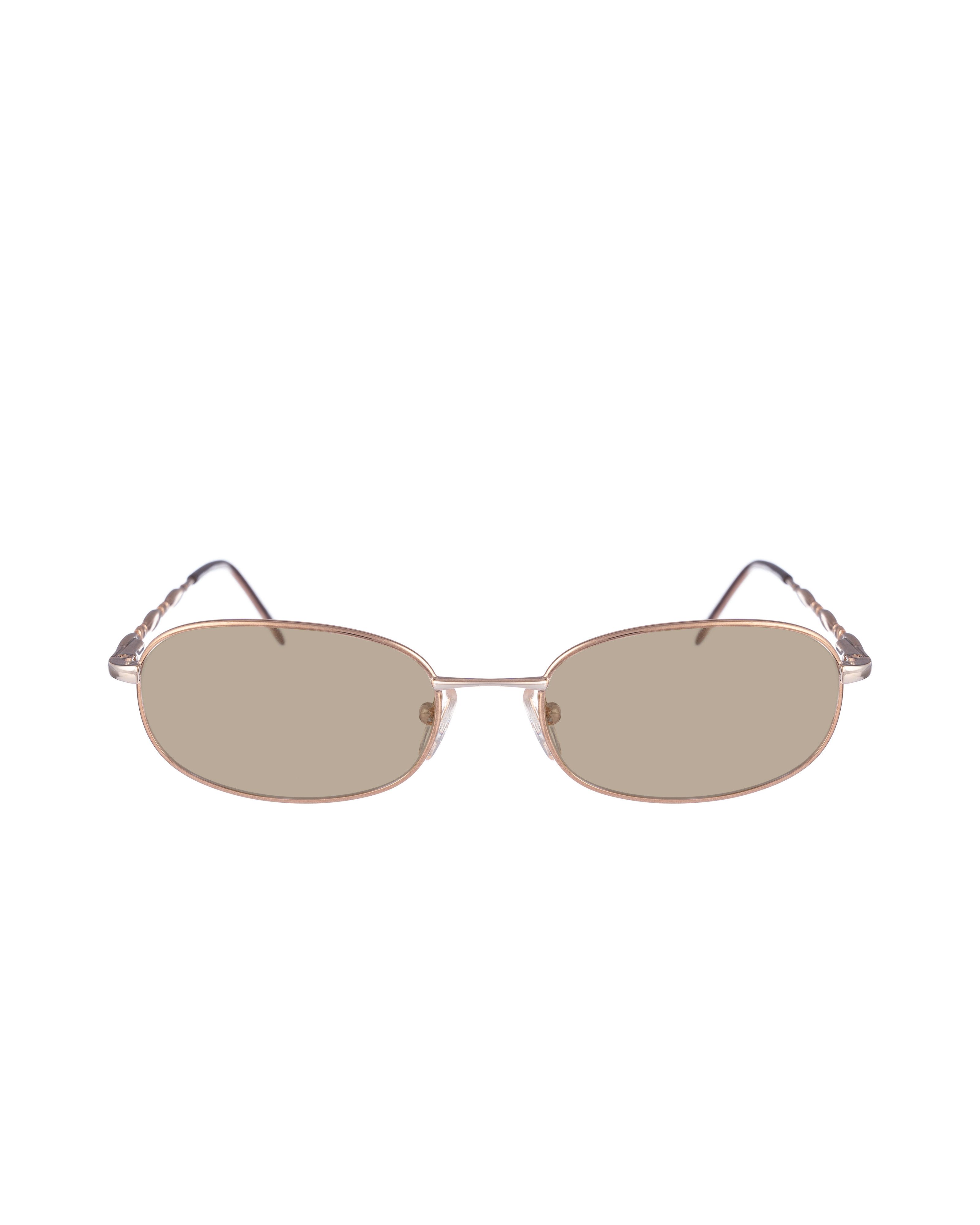 Valentino Valentino '00s Gold Oval Details Sunglasses Size ONE SIZE - 2 Thumbnail