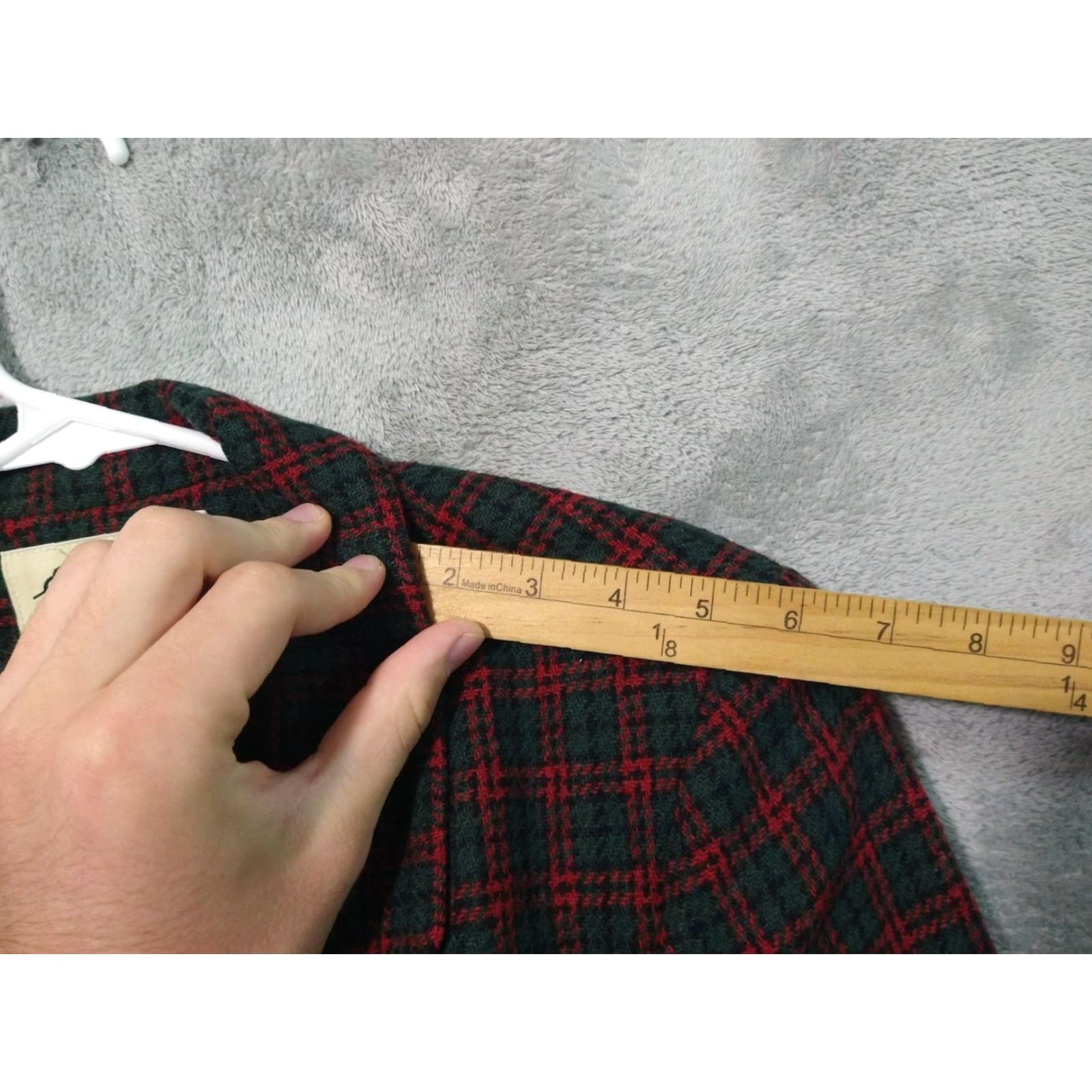 Eddie Bauer VINTAGE Eddie Bauer Blazer Wool Jacket Coat PS Red Green Tartan Plaid Casual Womens Size S / US 4 / IT 40 - 7 Thumbnail