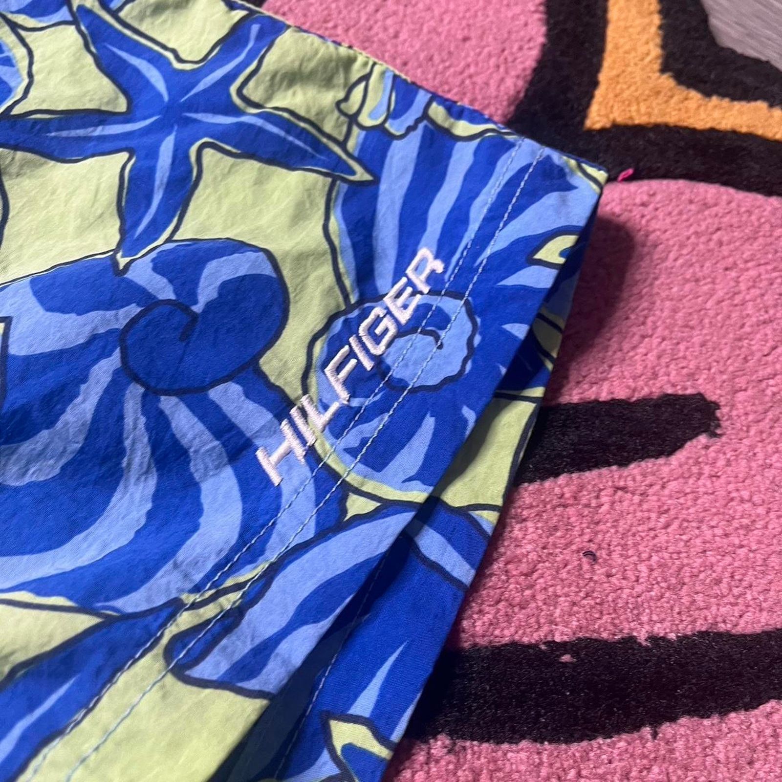 Tommy Hilfiger × Vintage Vintage 90’s Tommy Hilfiger All Over Print Water Short Size US 32 / EU 48 - 3 Thumbnail