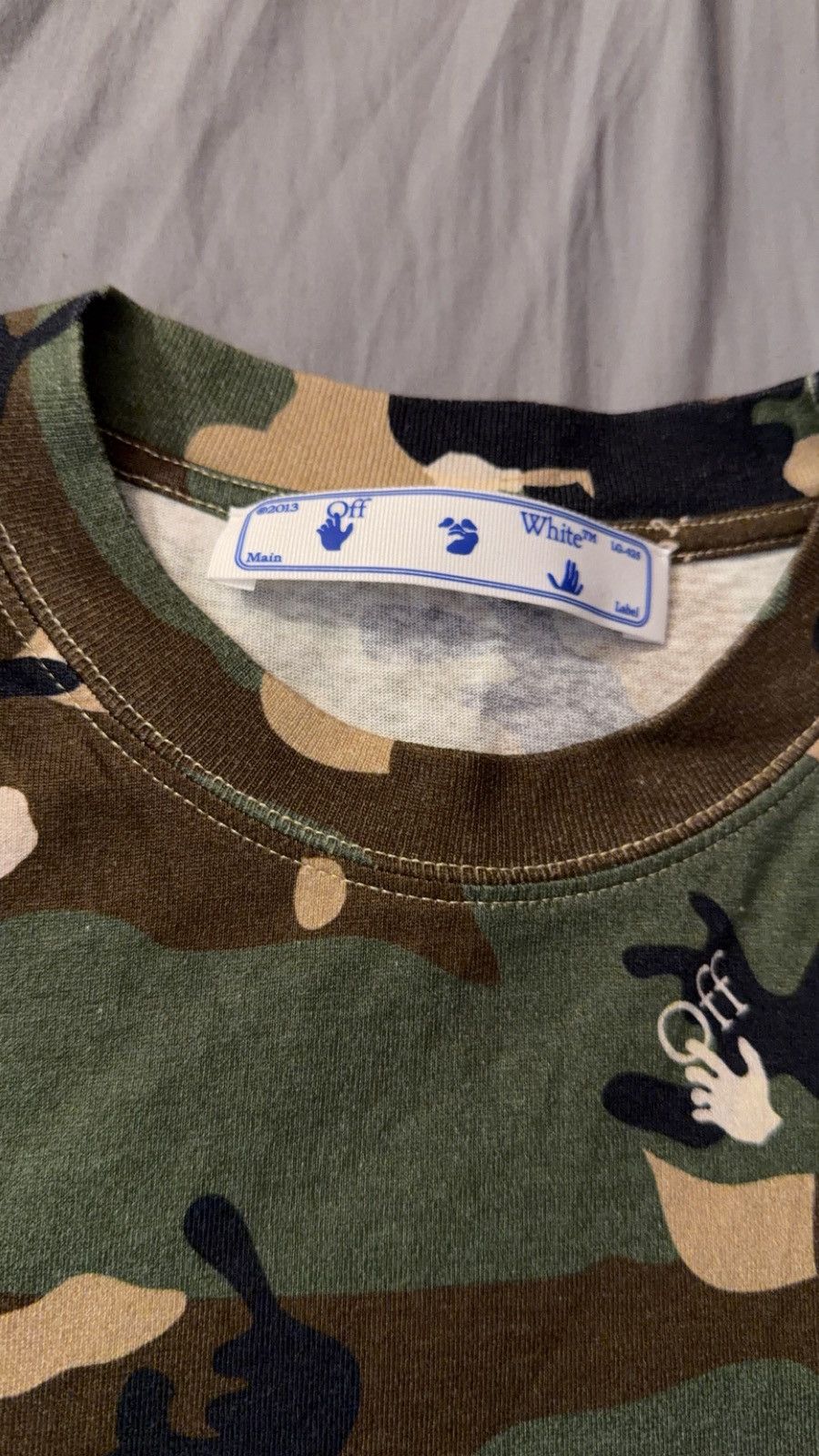 Off-White Off White Camp Aop Tee Sz XS Fits Like A Medium Size US M / EU 48-50 / 2 - 2 Thumbnail
