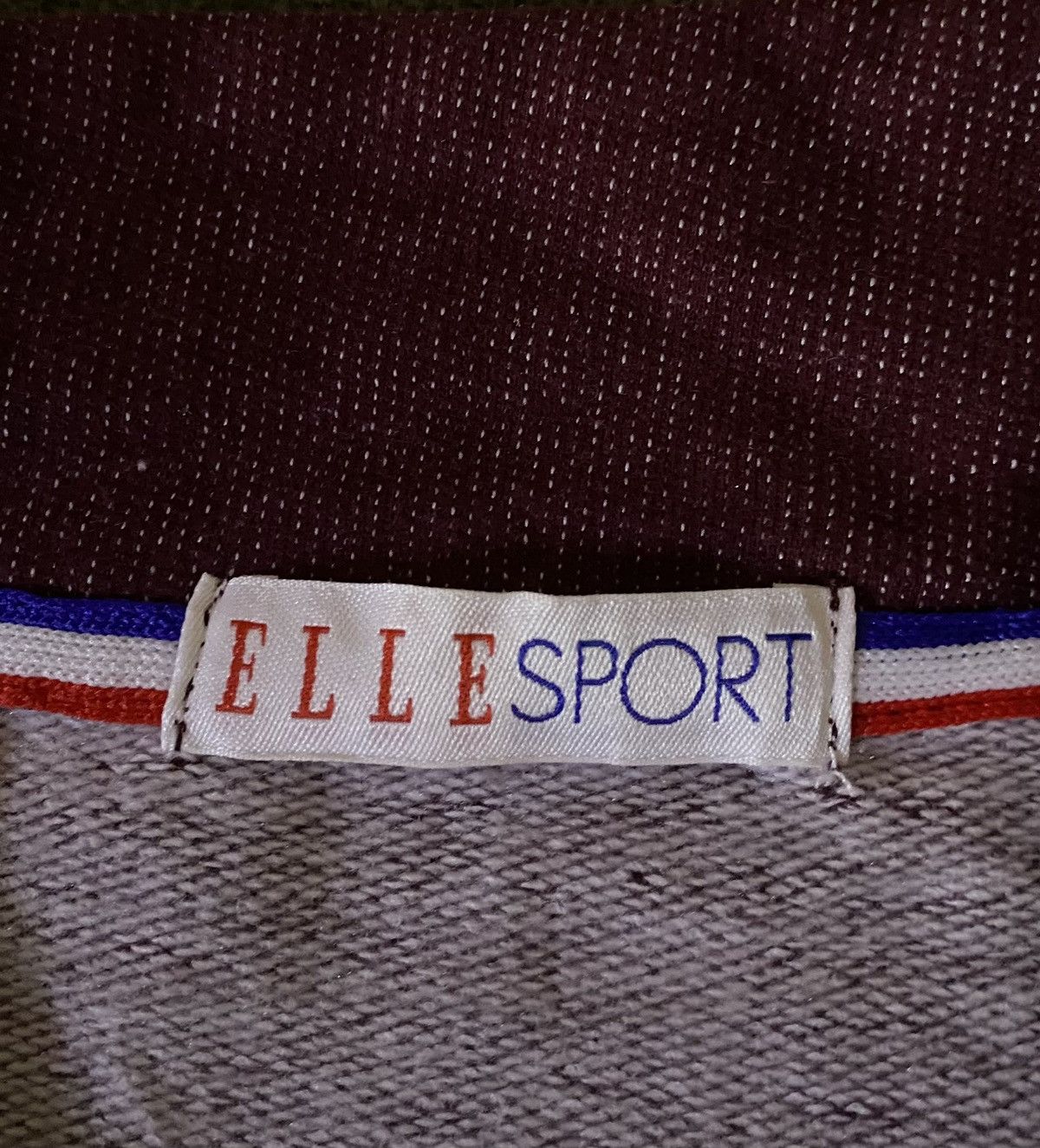 Japanese Brand × Vintage ELLE SPORT Half Zipper Sweatshirt Size US L / EU 52-54 / 3 - 7 Thumbnail