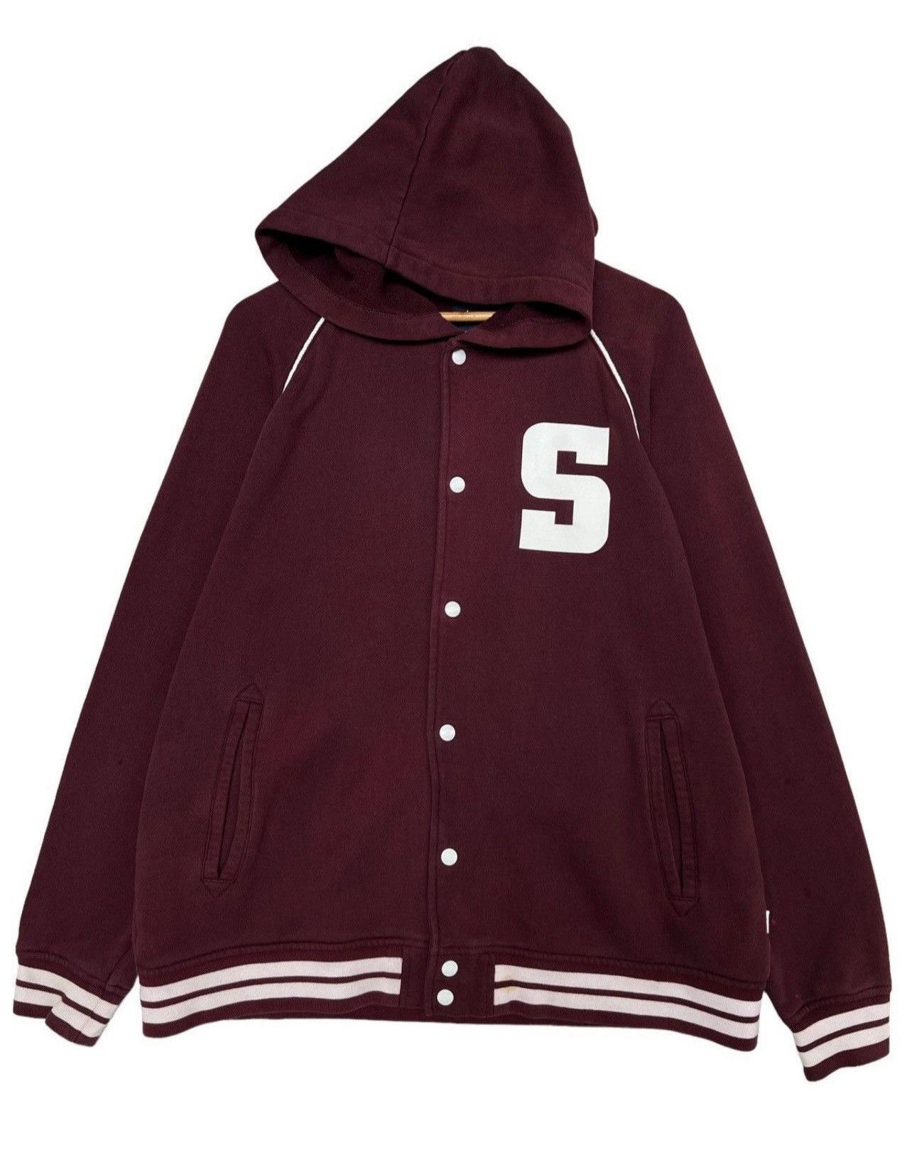 Stussy Stussy Spellout Snap Button Hoodie Size US XL / EU 56 / 4 - 3 Thumbnail