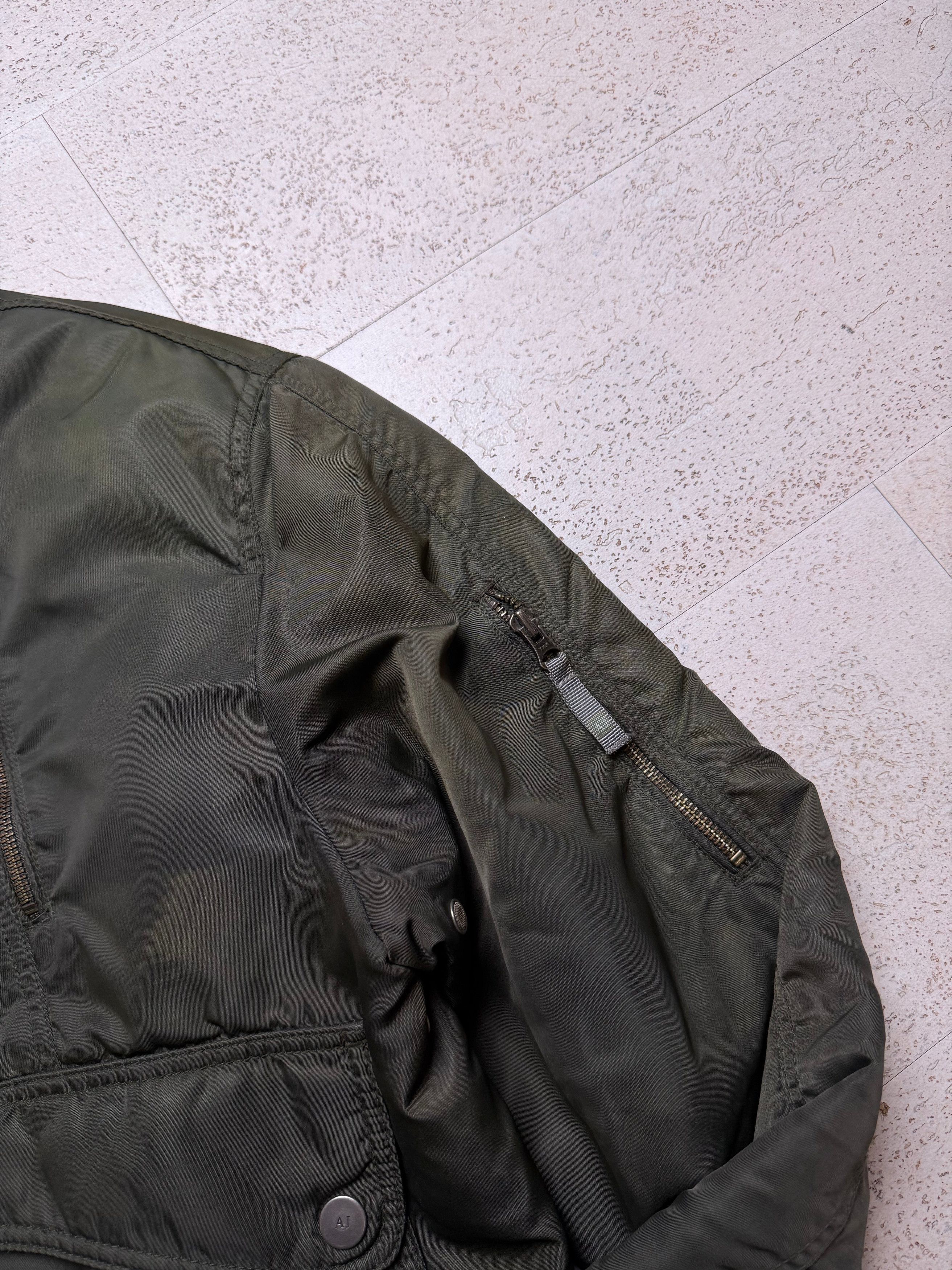 Armani Armani Jeans Bomber Jacket (L) Size US L / EU 52-54 / 3 - 3 Thumbnail