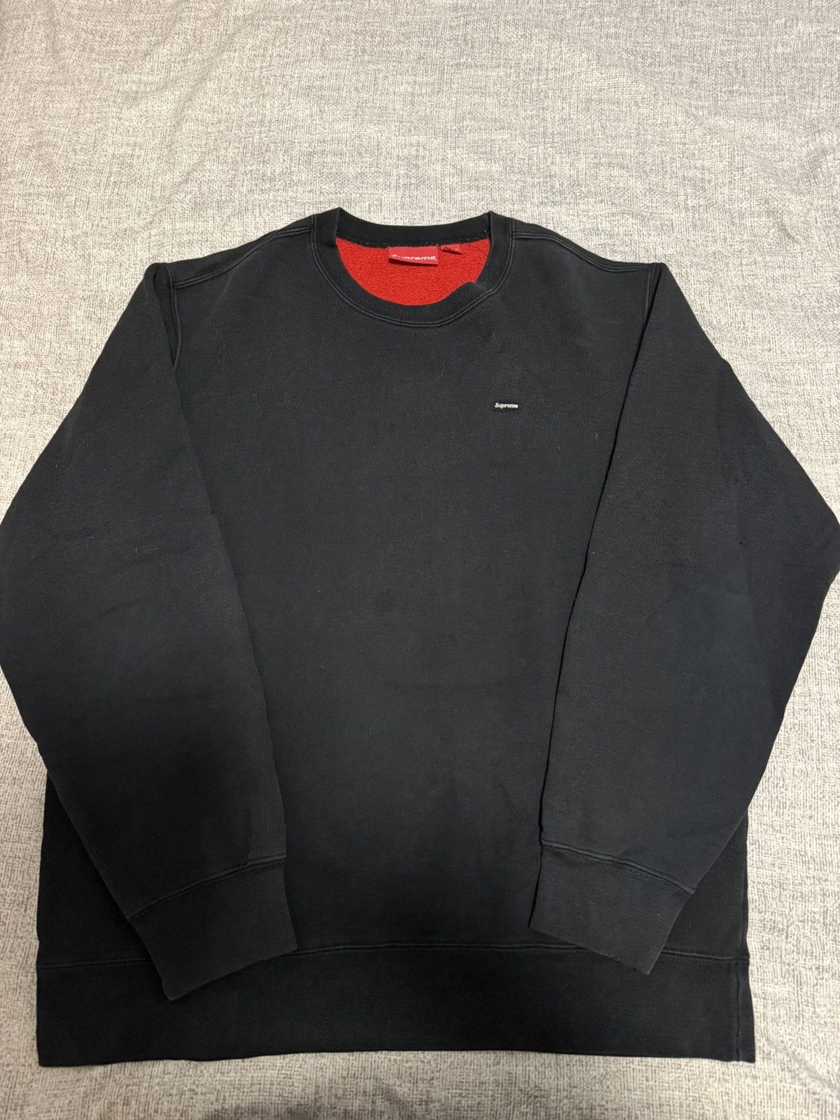 Supreme Supreme contrast small box crew crewneck Size US L / EU 52-54 / 3 - 1 Thumbnail