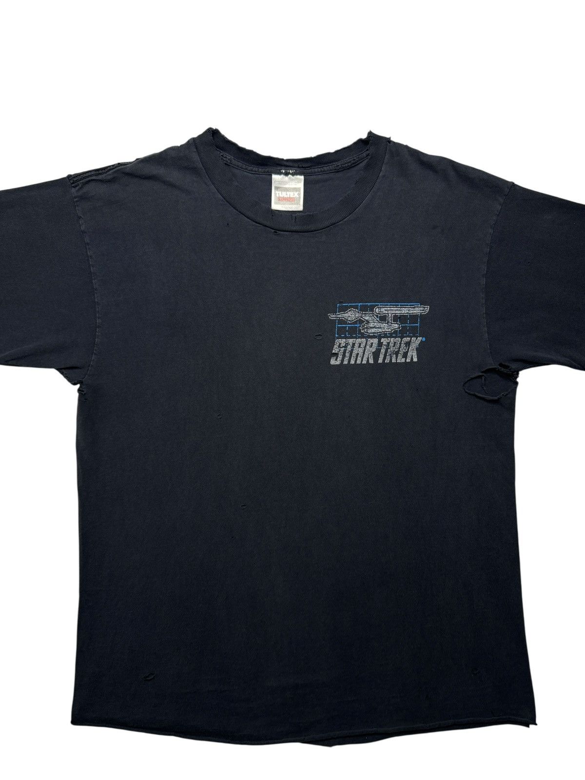 Vintage Vintage 1993 Star Trek NCC-1701 Tee Shirt Size US XL / EU 56 / 4 - 5 Thumbnail