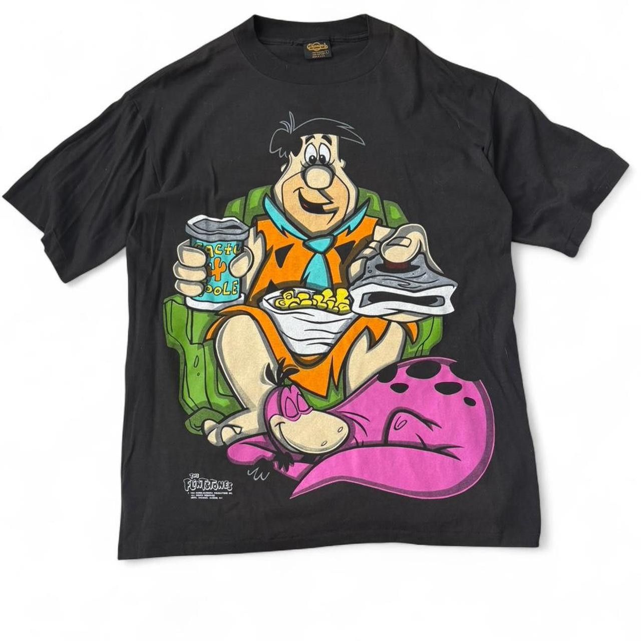 Changes Vintage 1993 The Flintstones Graphic tee. Single stitch. Size US L / EU 52-54 / 3 - 1 Thumbnail