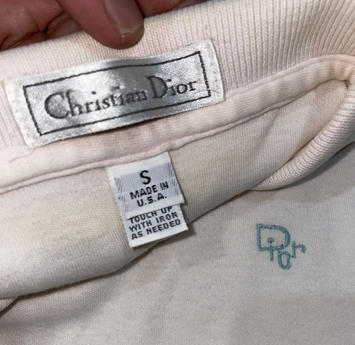 Dior × Vintage Vintage Christian Dior Polo Shirt Size US S / EU 44-46 / 1 - 5 Thumbnail