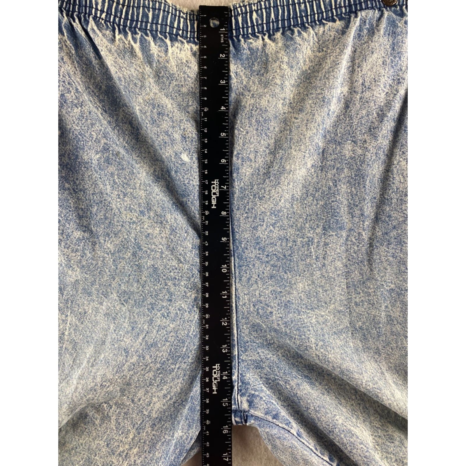 Vintage VINTAGE High Rise Acid Wash Jeans Womens 16 C Sport Button Flap Paper Tag USA 80s Size 38" / US 16 / IT 52 - 5 Thumbnail