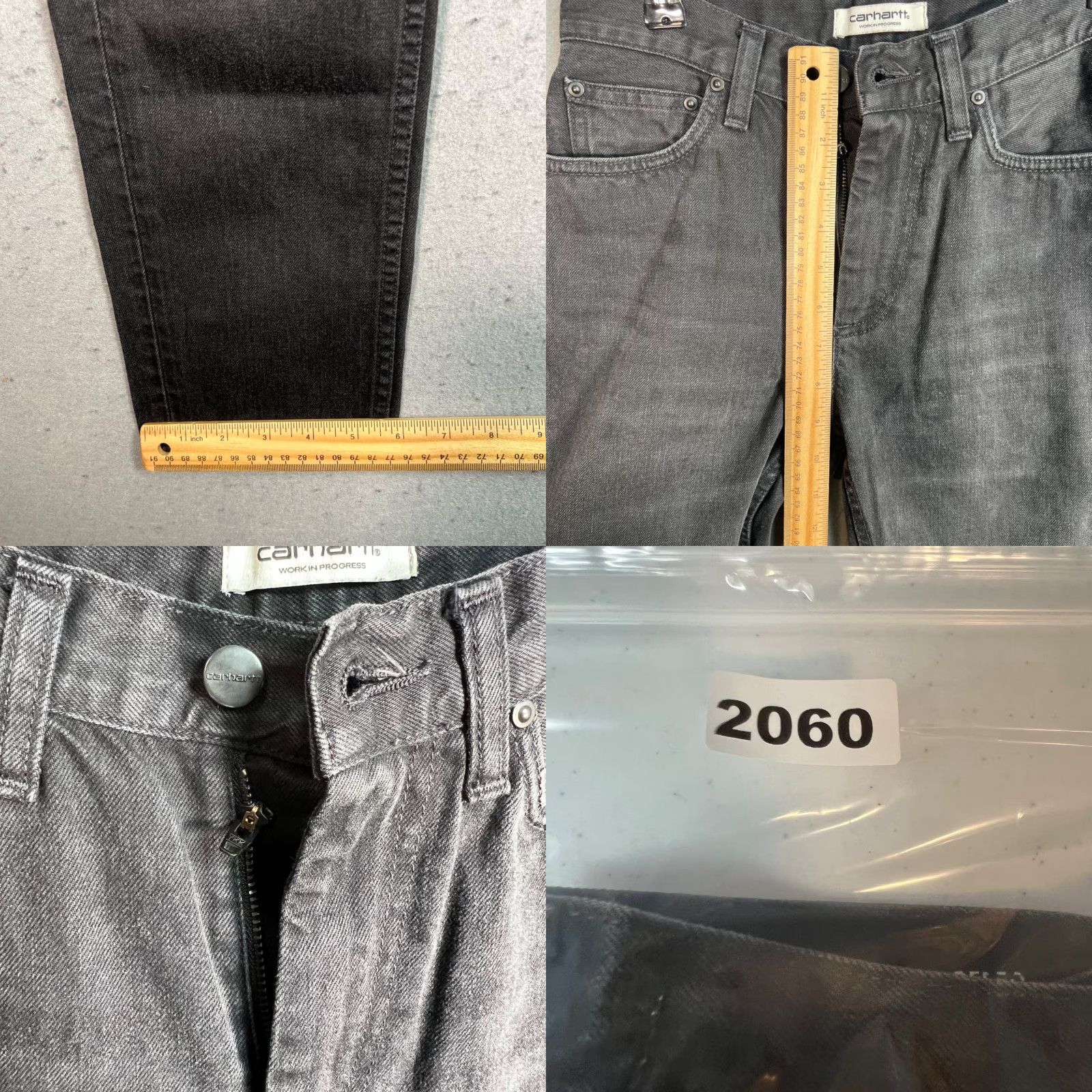 Carhartt Wip Carhartt WIP Page Carrot Ankle Pants Womens Size 25 Black Denim Jeans Size 42" / US 20 - 8 Thumbnail