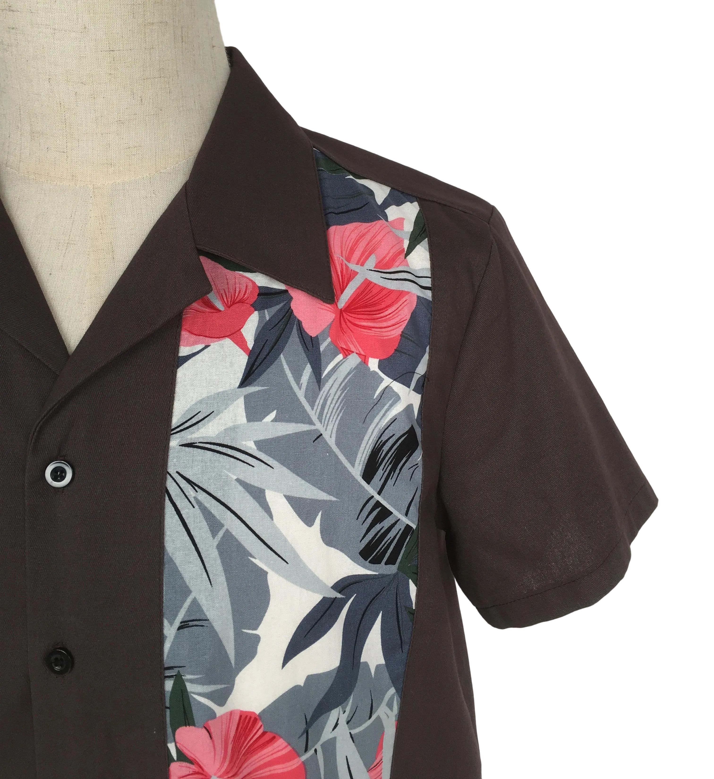 Other Vintage design men shirts two tone bowling floral shirts Size US XXL / EU 58 / 5 - 6 Thumbnail