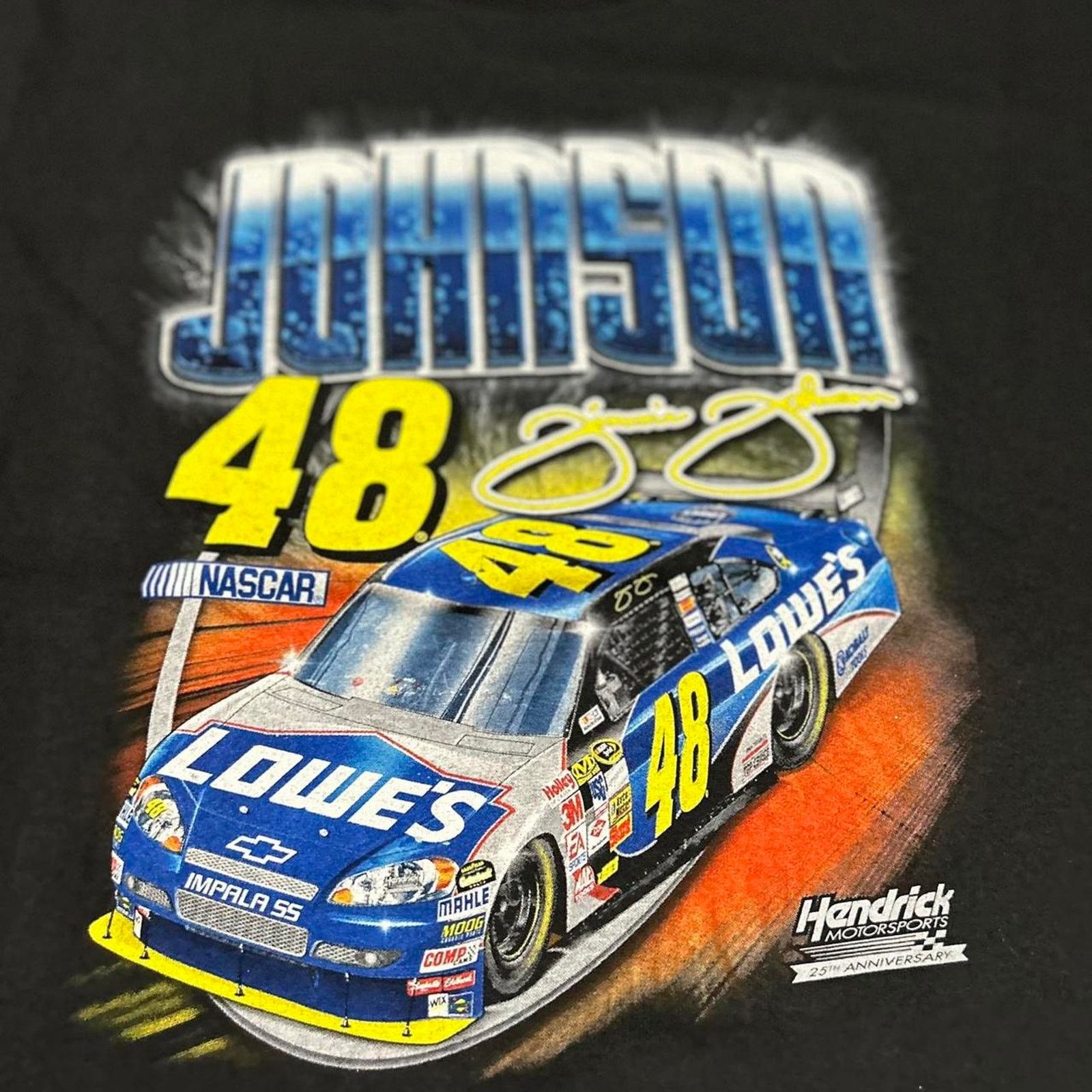 NASCAR **New with Tags Vintage 2009 Jimmie Johnson Lowe's Sprint Size US XXS / EU 40 - 2 Thumbnail