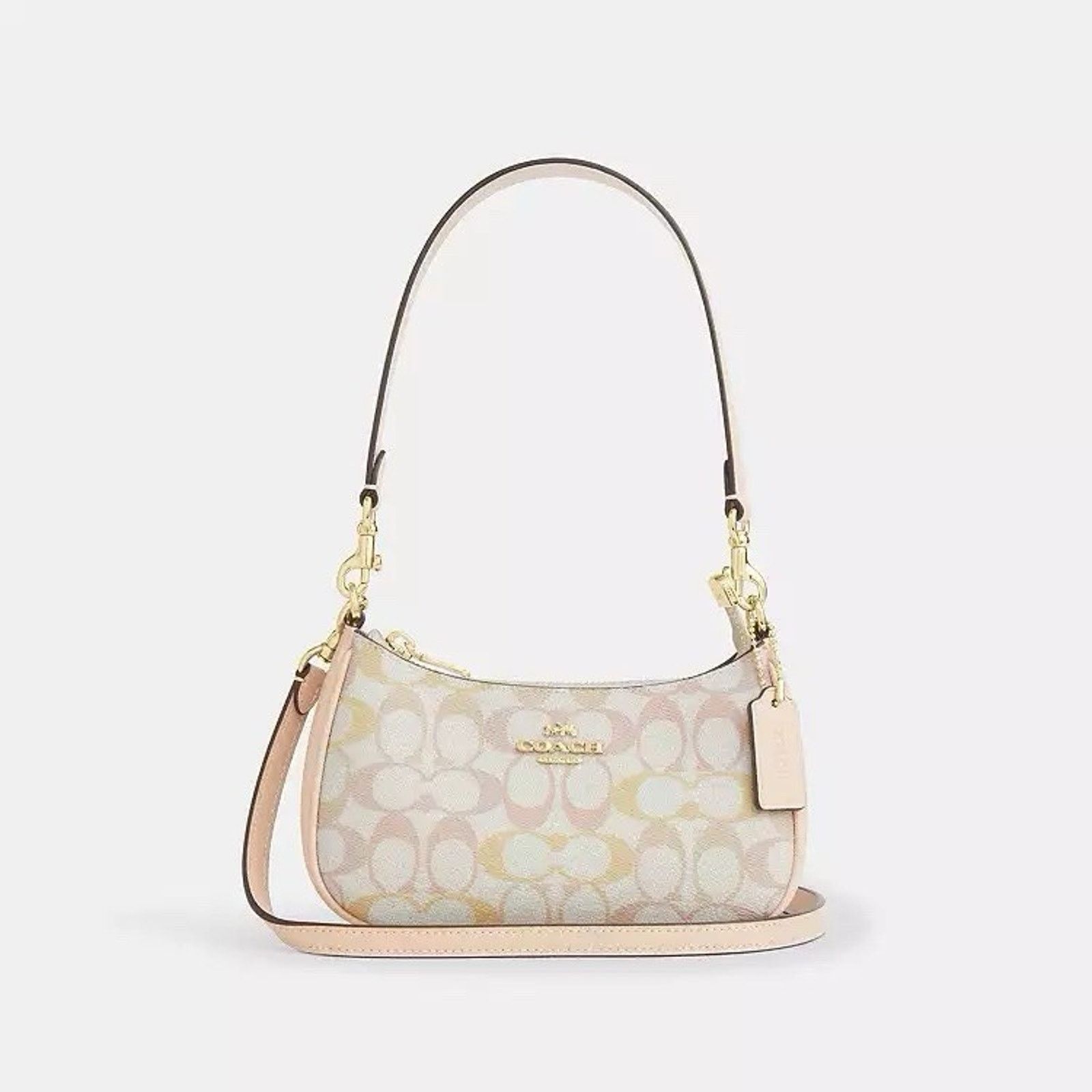Coach NWT Coach CDW52 Teri Mini Crossbody Bag Pretty Chalk/Pink Size ONE SIZE - 5 Thumbnail