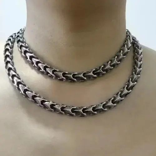 Jewelry 316L stainless steel Dragon Link Bracelet/ Necklace Size ONE SIZE - 2 Thumbnail