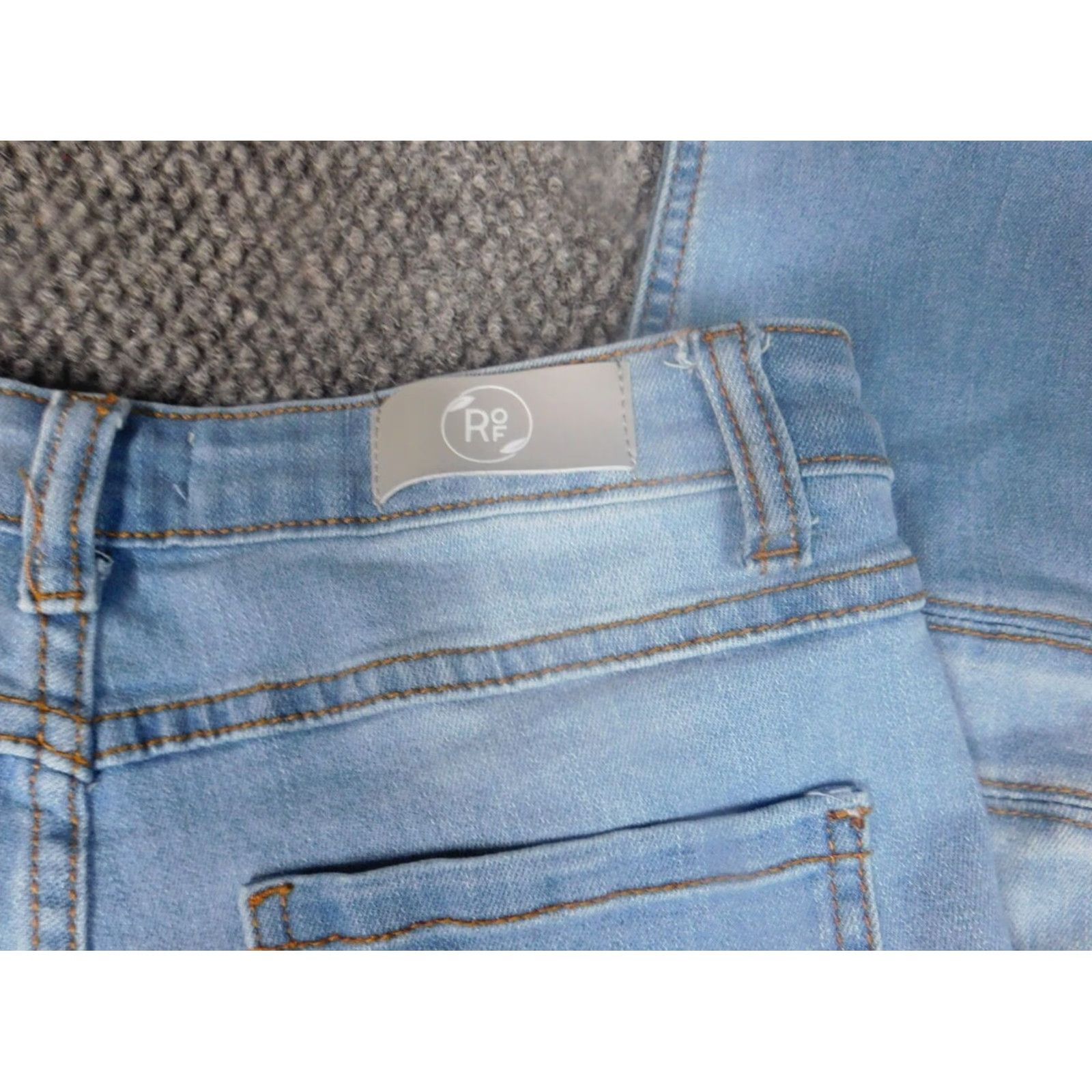 Ring Of Fire Ring of Fire Jeans Womens 28 Slim Denim Blue Straight 28 Inseam 27 Zip Zipper Cotton Polyester Classic Slimming Regular Modern 60s? Size 28" / US 6 / IT 42 - 6 Thumbnail