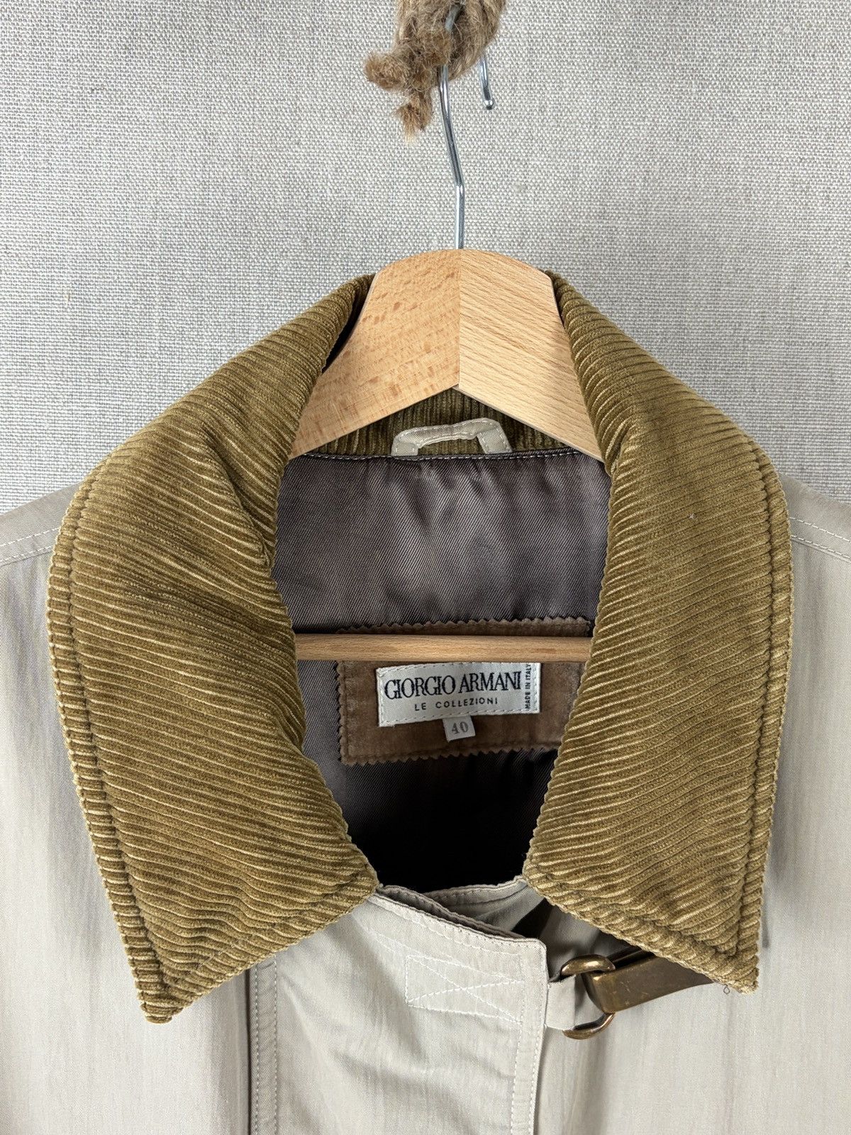 Giorgio Armani Giorgio Armani Fireman Coat Vintage 1980s 1990s metal straps Size US M / EU 48-50 / 2 - 7 Thumbnail