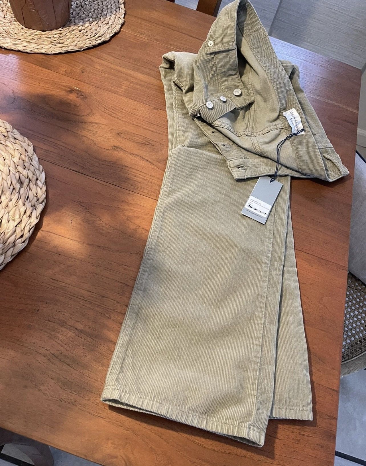 Officine Generale Officine generale corduroy mens pants 33 James NWT Size US 33 - 6 Thumbnail