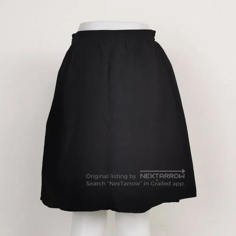 Louis Vuitton Louis Vuitton Black Wool Silk Blend Skirt. Size US 36 / EU 52 - 2 Thumbnail