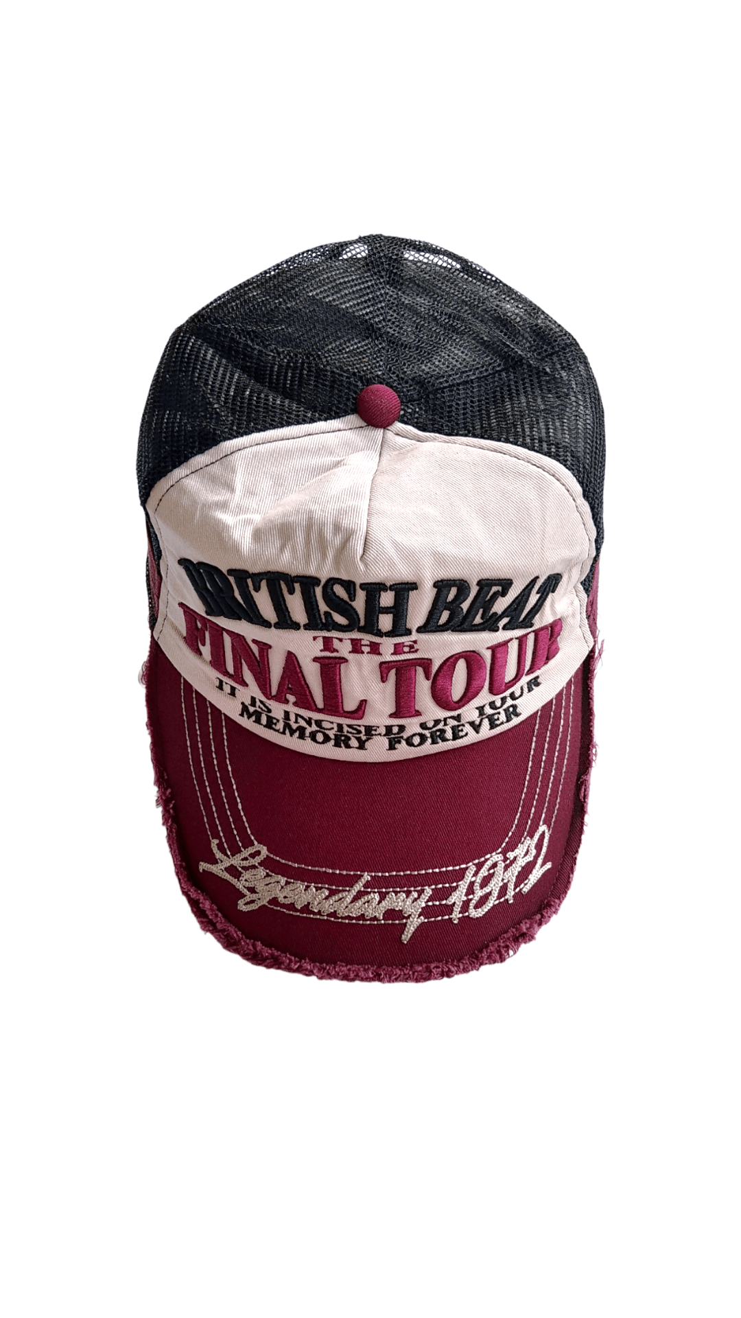Japanese Brand × Kapital BritishBeat The Final Tour Legendary 1972 Distressed Cap Size ONE SIZE - 1 Thumbnail