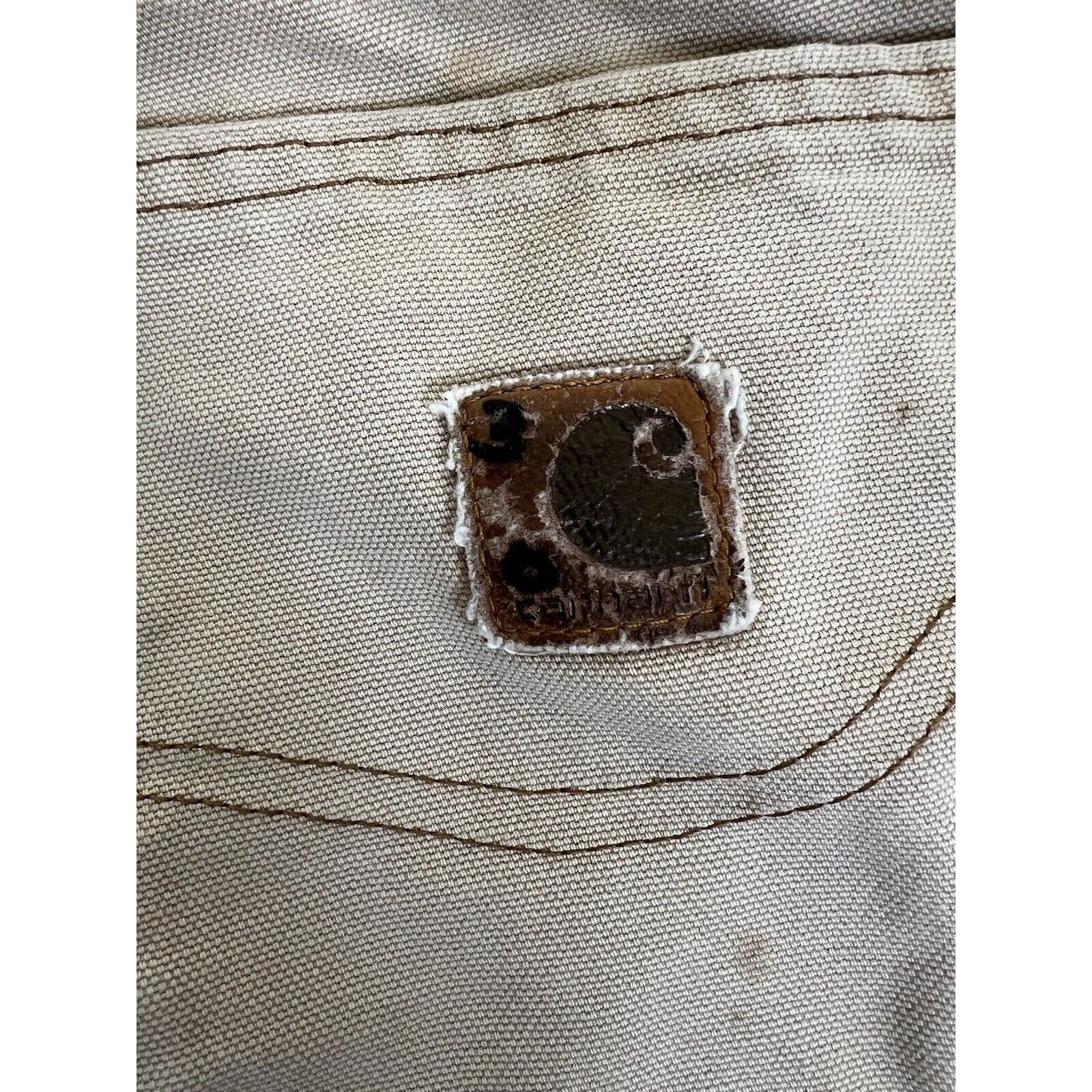 Carhartt Vintage Carhartt B72 BRN Pants Size 32x30 USA Made Stained G Size US 32 / EU 48 - 16 Thumbnail