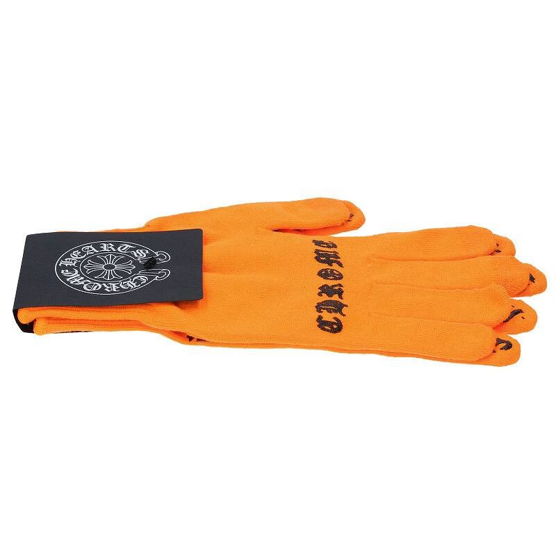 Chrome Hearts Chrome Hearts Orange Logo Print Work Gloves Size ONE SIZE - 3 Thumbnail