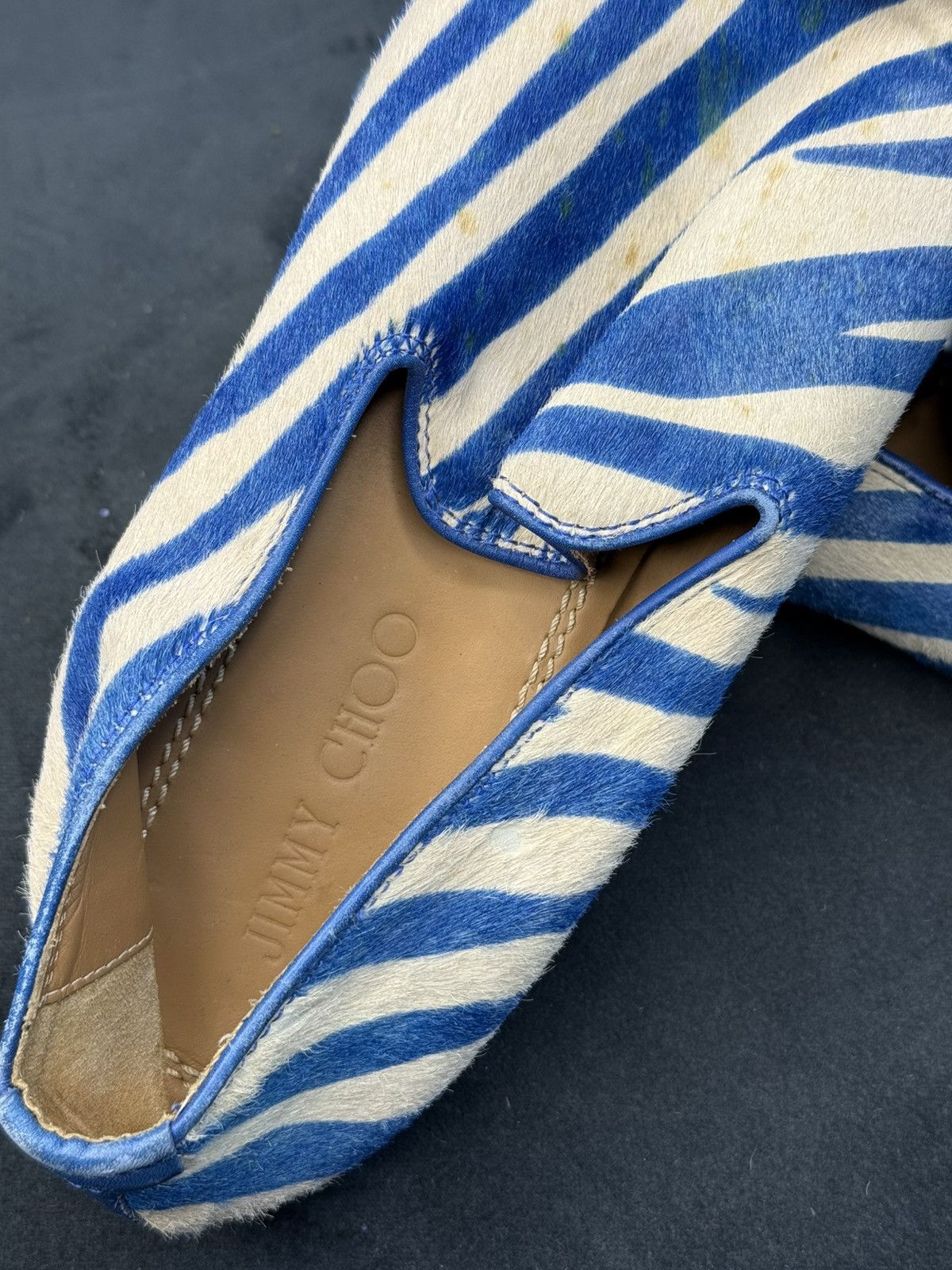 Jimmy Choo Jimmy Choo Zebra Loafers UK 9 Size US 9 / EU 42 - 11 Thumbnail