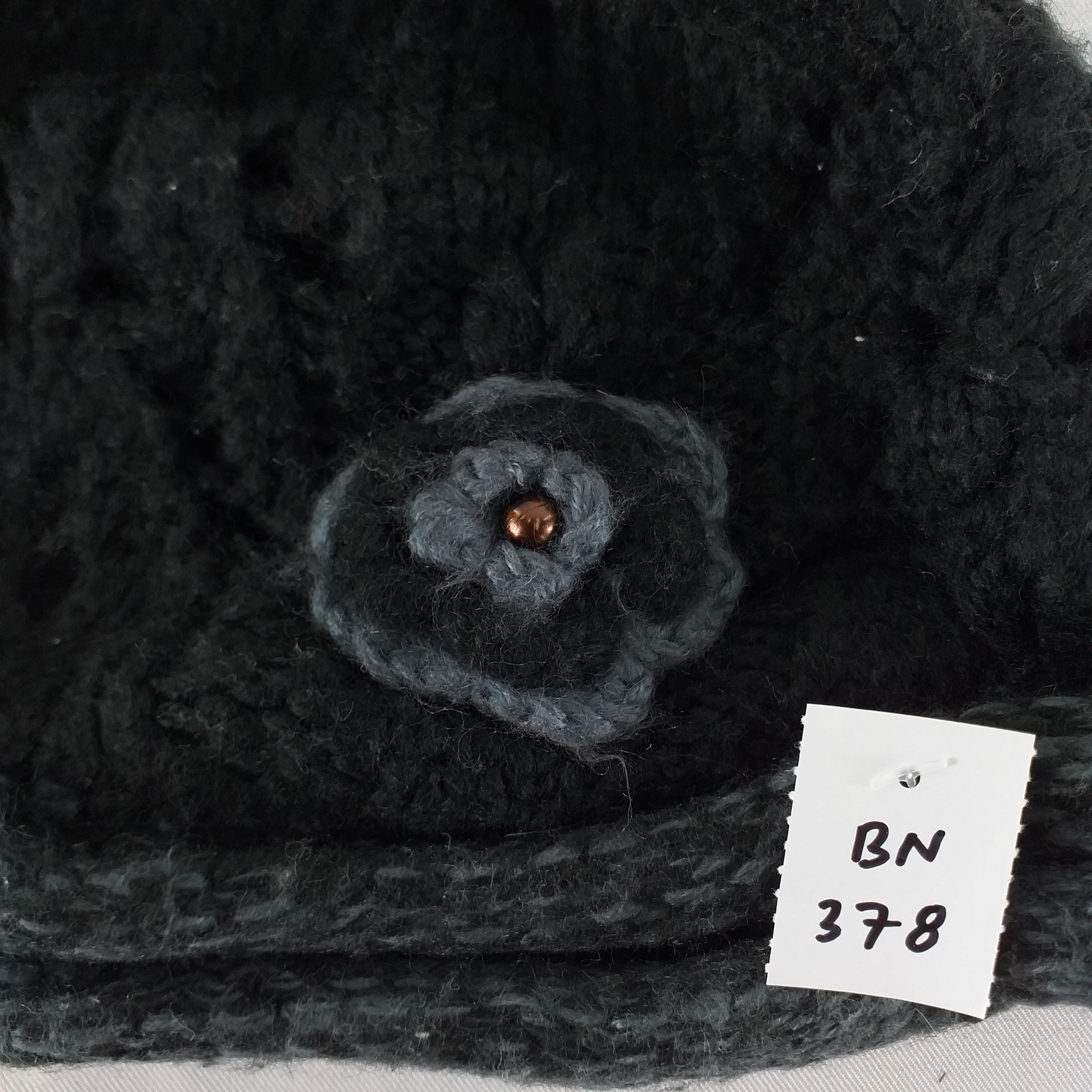 Japanese Brand Big Flower Snow Cap Hat Beanie -BN378 Size ONE SIZE - 6 Thumbnail