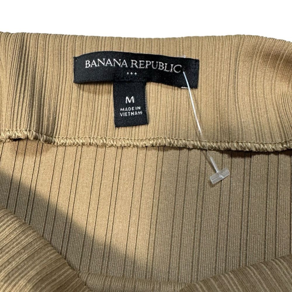 Banana Republic New Banana Republic Ribbed Straight Neck Whiskey Top Size M Size M / US 6-8 / IT 42-44 - 7 Thumbnail