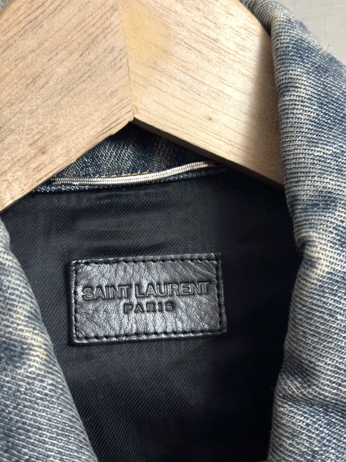 Yves Saint Laurent Saint Laurent heavy denim bomber 2020 XS men Size US XS / EU 42 / 0 - 2 Thumbnail