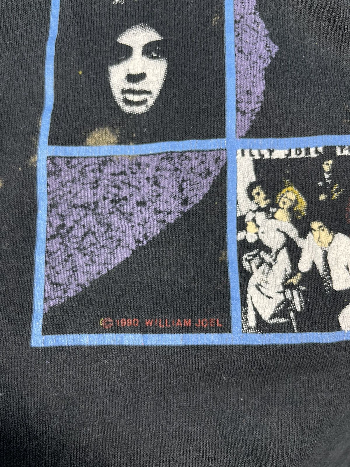 Band Tees Vintage 80s Billy Joel 89-90 tour t shirt Size US XL / EU 56 / 4 - 6 Thumbnail