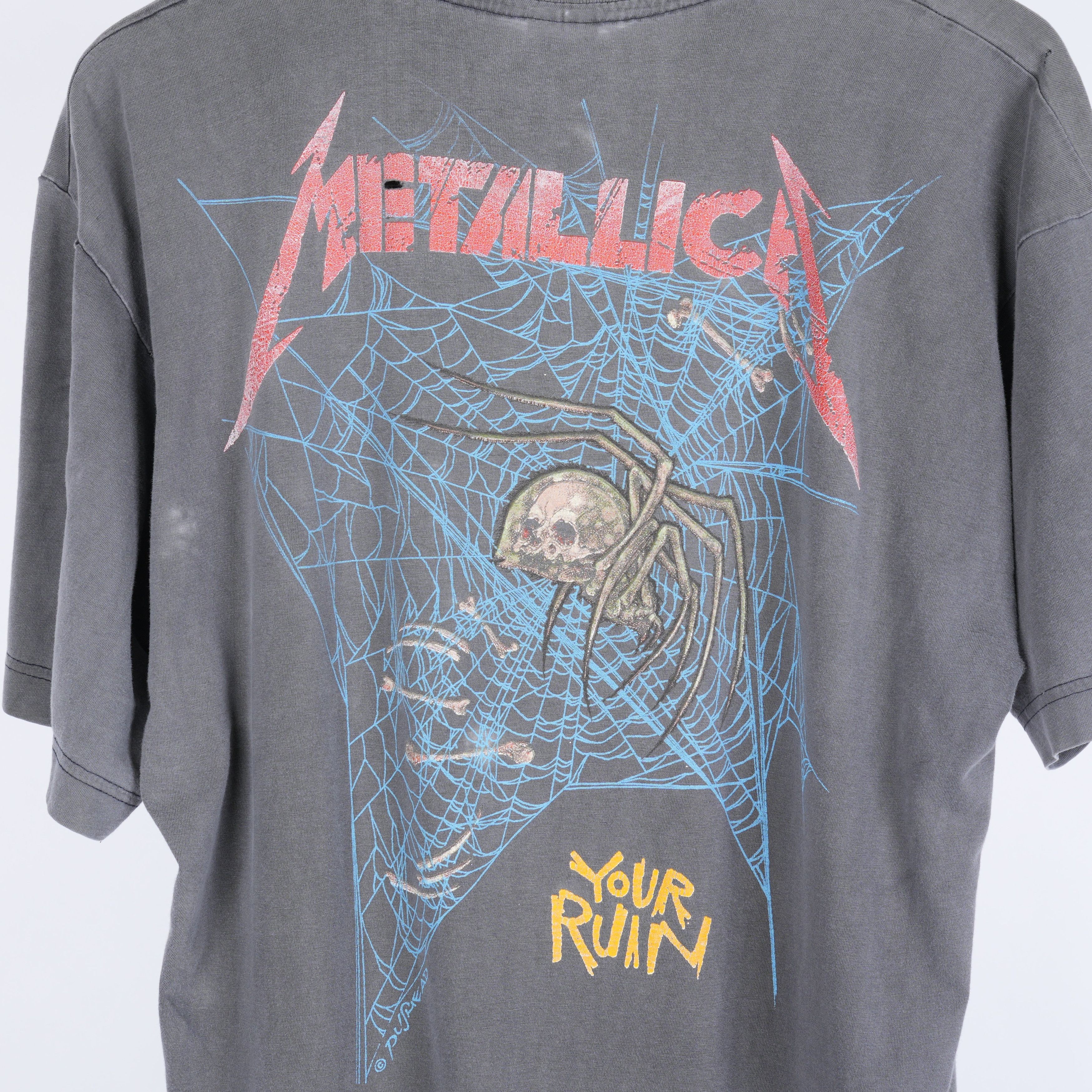 Vintage VINTAGE 90'S FADED METALLICA YOUR RUIN BAND TEE Size US XL / EU 56 / 4 - 5 Thumbnail