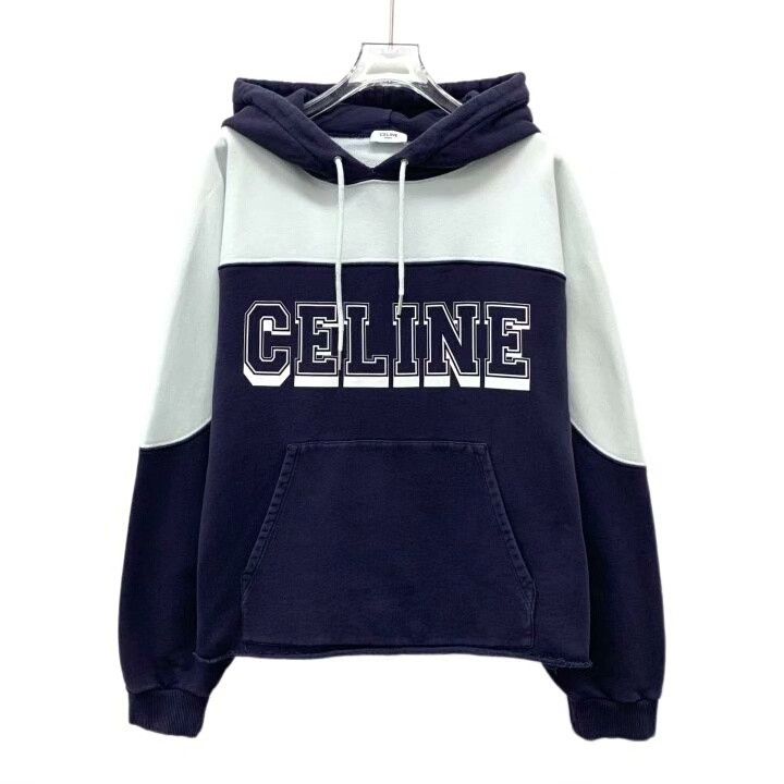 Celine Celine Colorblock Letter Print Hoodie Size XL / US 12-14 / IT 48-50 - 1 Thumbnail