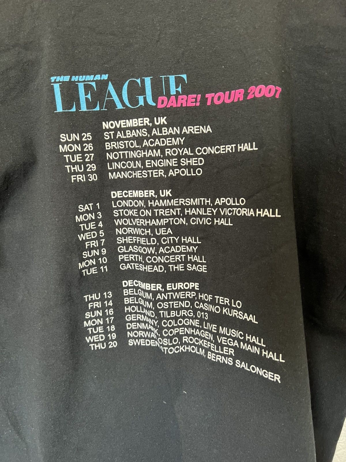 Vintage The Human League Dare! 2007 Tour Vintage Tee Size US M / EU 48-50 / 2 - 5 Thumbnail