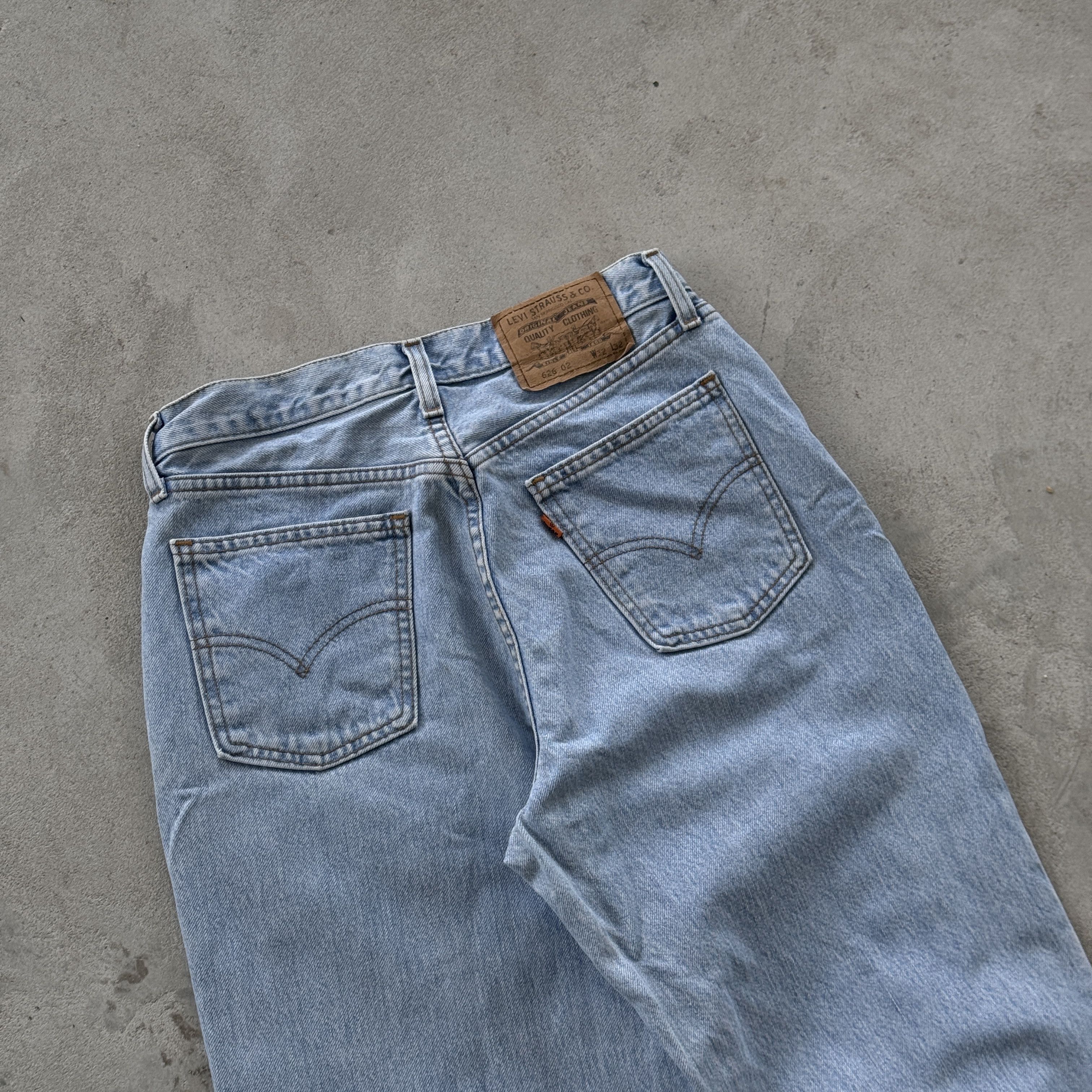 Levi's Vintage Levi’s 626 Orange Tab Denim Jeans Light Wash W32 L32 Size US 32 / EU 48 - 4 Thumbnail