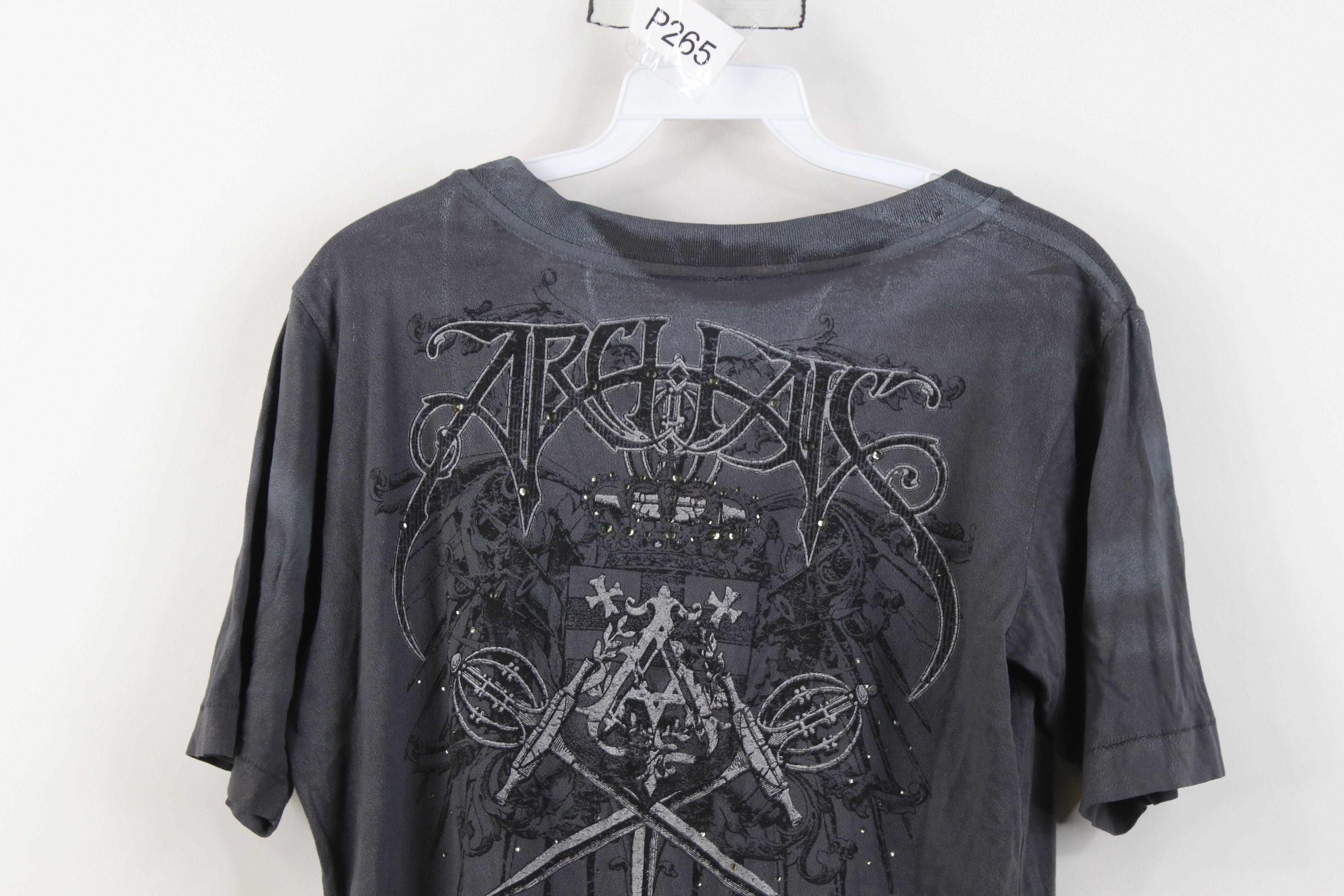 Affliction Affliction Archaic UFC MMA Fighting V-Neck T-Shirt Gray USA Size US XL / EU 56 / 4 - 13 Thumbnail