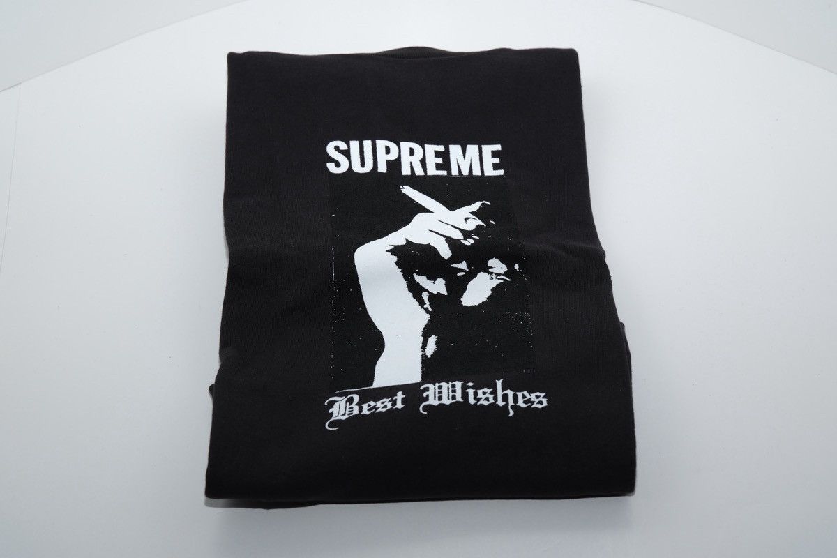 Supreme Supreme Wish Tee Tshirt (Black) SS26 Medium In Hand | Grailed