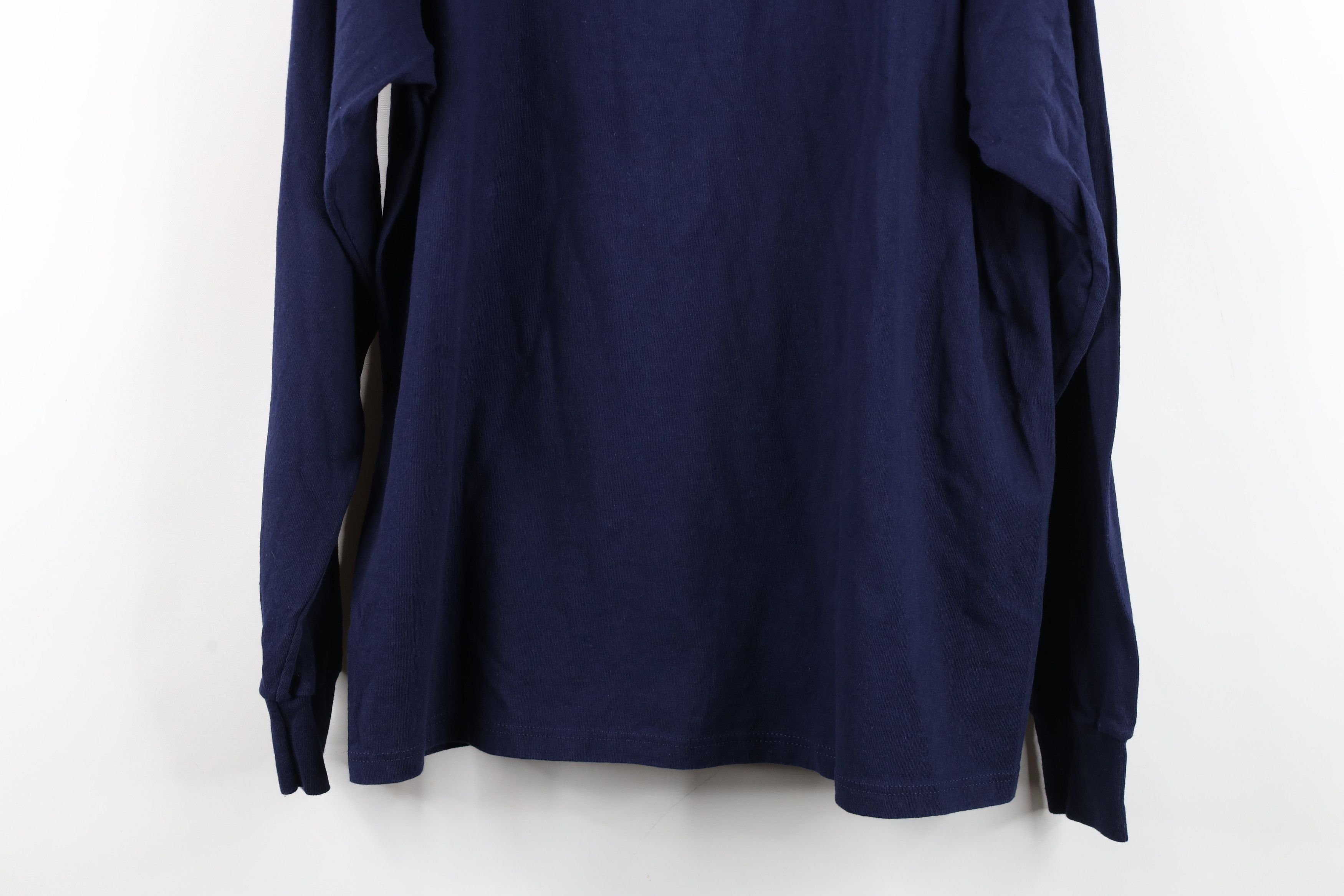 Vintage Vintage 90s University of Toledo Turtleneck T-Shirt Blue USA Size US L / EU 52-54 / 3 - 13 Thumbnail