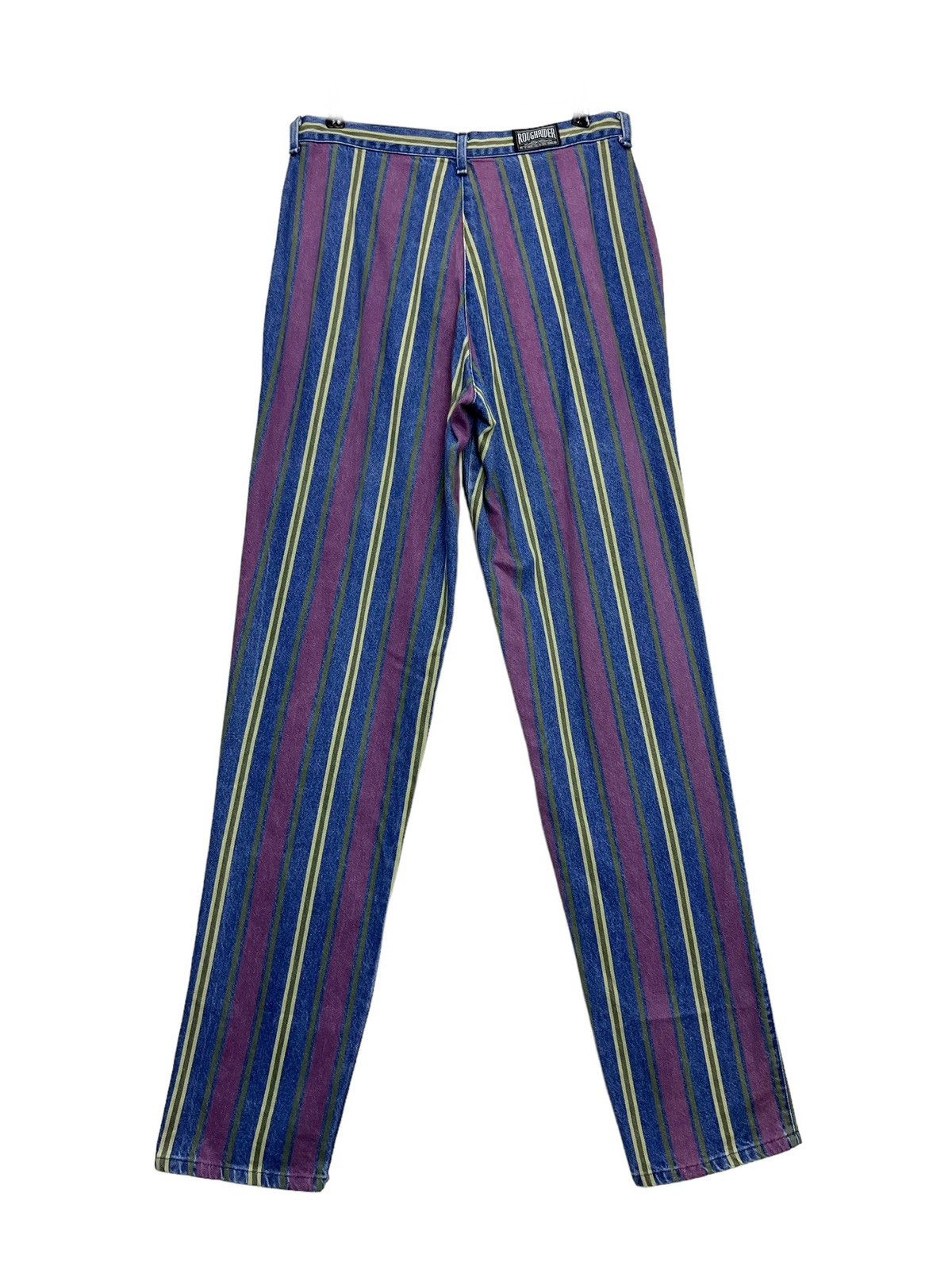 Cross Colours × Vintage 🔥Vintage ROUGH RIDER Western Stripes Denim Made In USA Size US 30 / EU 46 - 3 Thumbnail