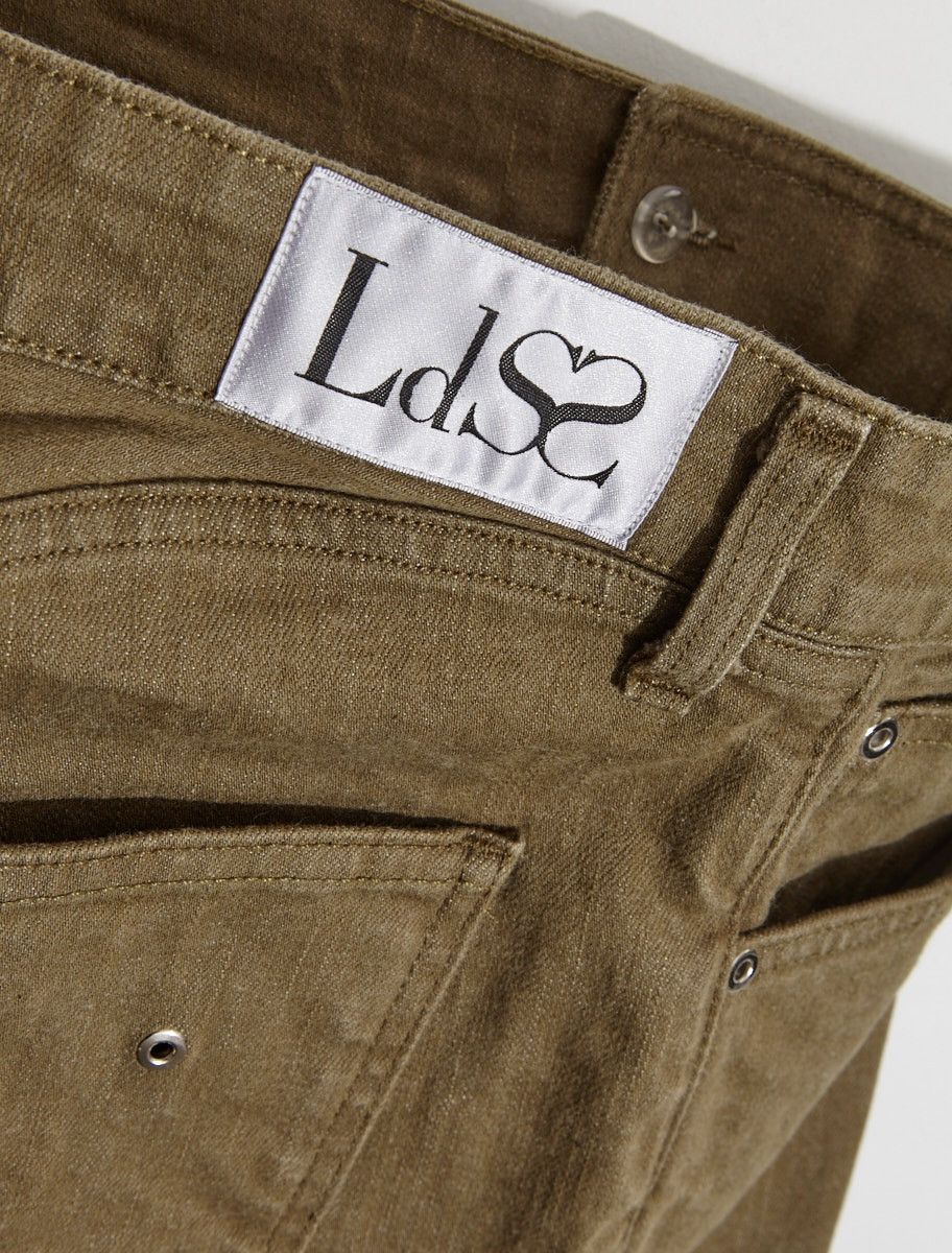 Ludovic De Saint Sernin Lace Up Jeans in Army Green Size US 30 / EU 46 - 3 Thumbnail
