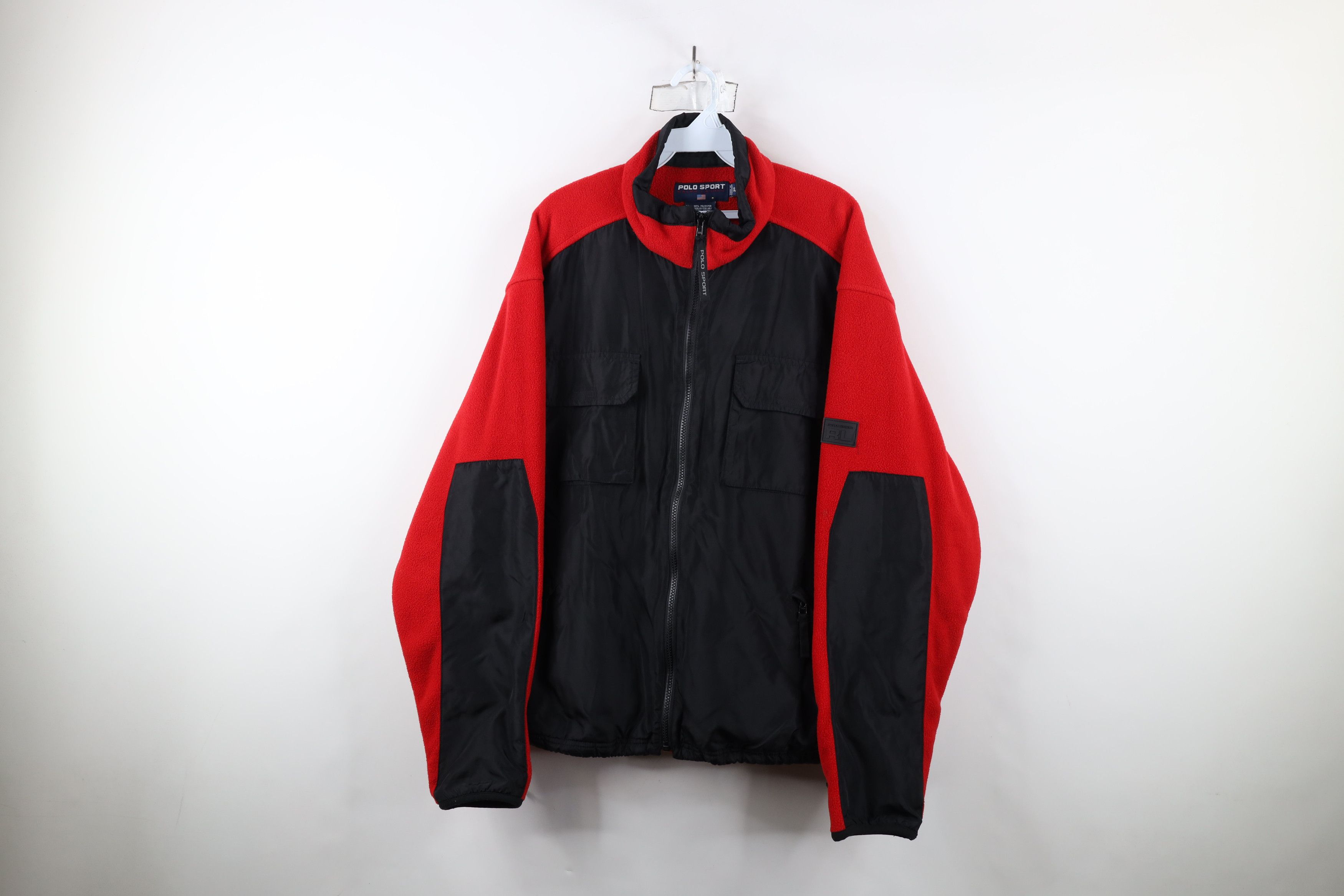 ~90's euro vintage MARCO 'POLO ウールジャケット Vintage Luca Di Marco Shirt Mens XL Red 90's Luxury Polo
