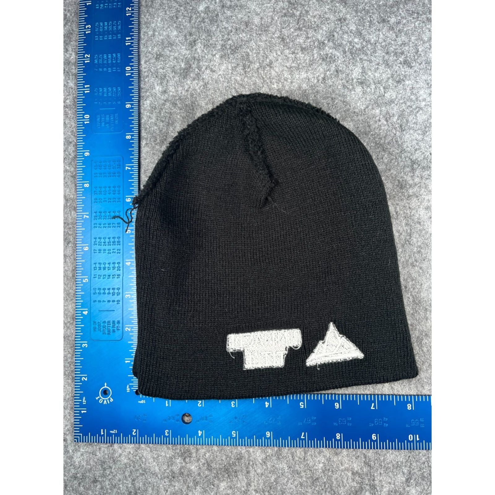 Vintage HitWear Beanie Toque Hat Knit 100% Acrylic Black One Size Adult Women Vintage: No Size ONE SIZE - 5 Thumbnail